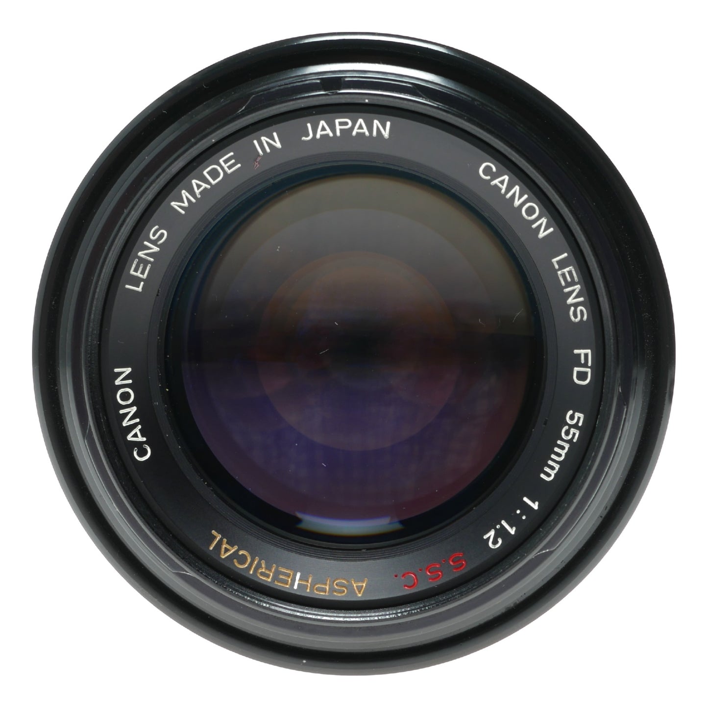 Canon Lens FD 55mm 1:1.2 S.S.C ASPHERICAL Rare beautiful coatings