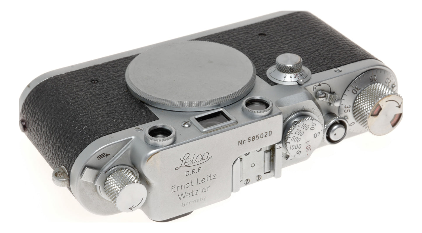 Just Serviced Leica IIIf M39 35mm vintage 3F film camera body case manual