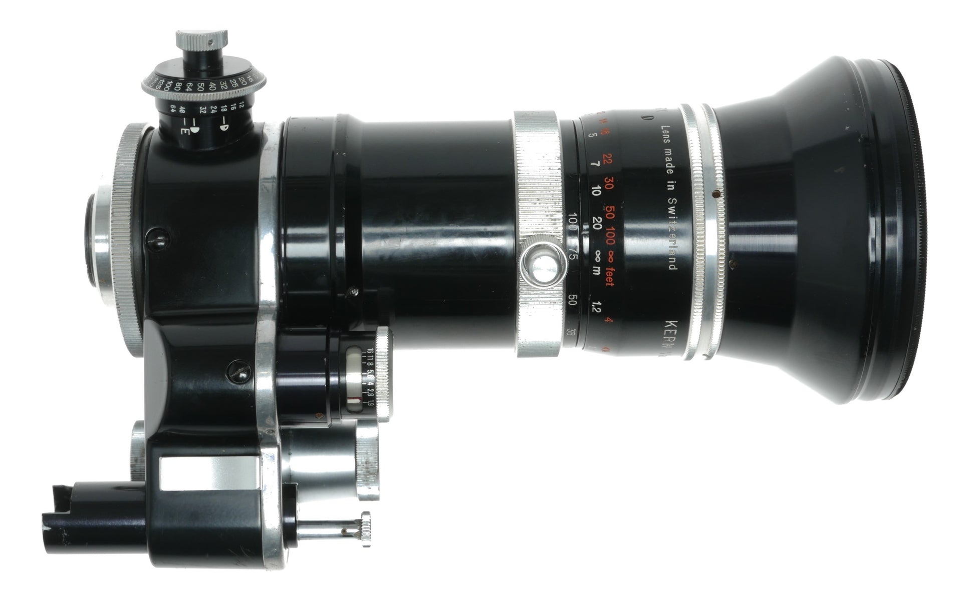 KERN Vario-Switar 6-100mm f/9 Zoom Lens - Made in Switzerland - View 7