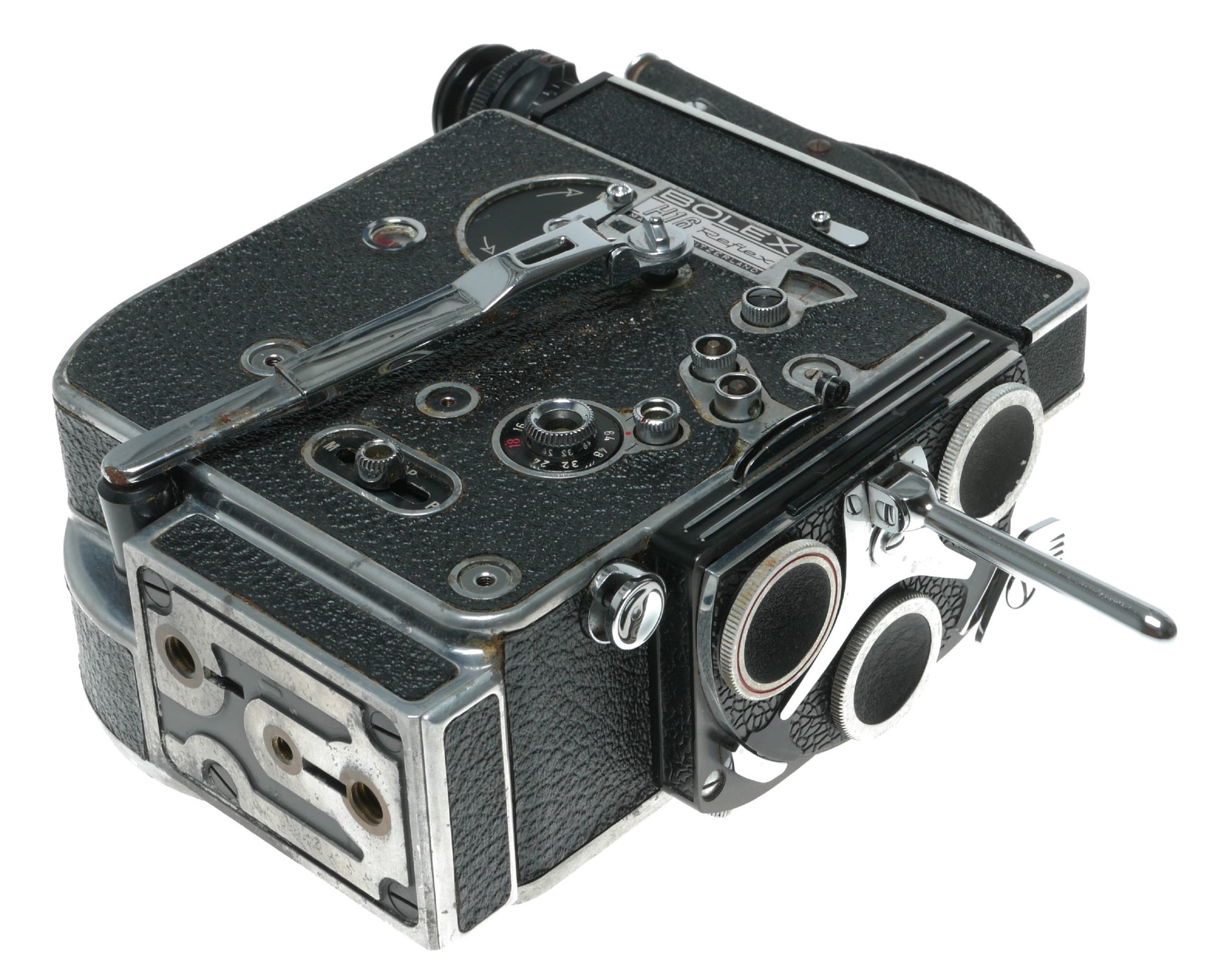 Bolex Paillard H16 Reflex Vintage Swiss Made 16mm Film Camera - View 5