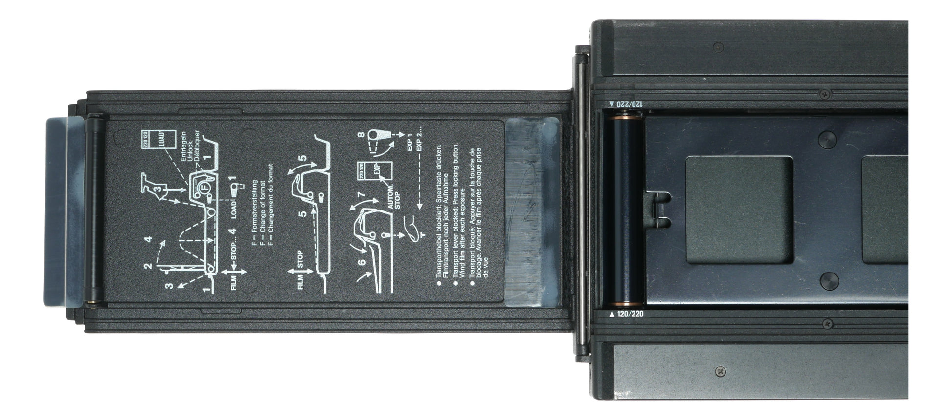 Sinar Zoom Rollfilm Holder for 6x7, 6x6, 6x9, 6x12, 4.5x6, 8x9 Formats - View 10