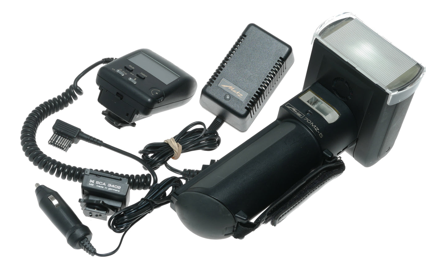 Metz Mecablitz 70 MZ-5 Professional Flash Unit with Guide Number 70, Made in Germany - View 2