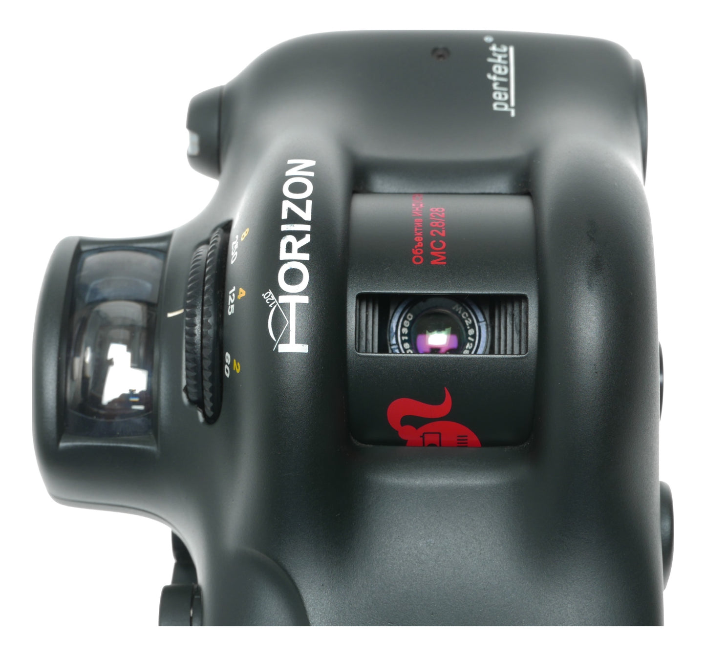 Horizon Perfekt Panoramic Film Camera with Industar MC 2.8/28 Lens, Made in Russia - View 13