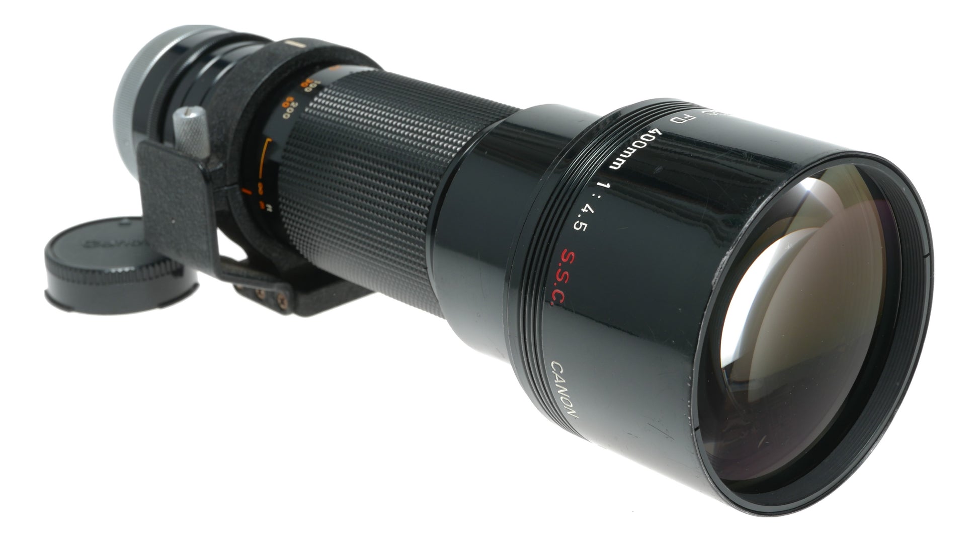 Canon FD 400mm f/4.5 S.S.C. Vintage Telephoto Lens Made in Japan - View 2