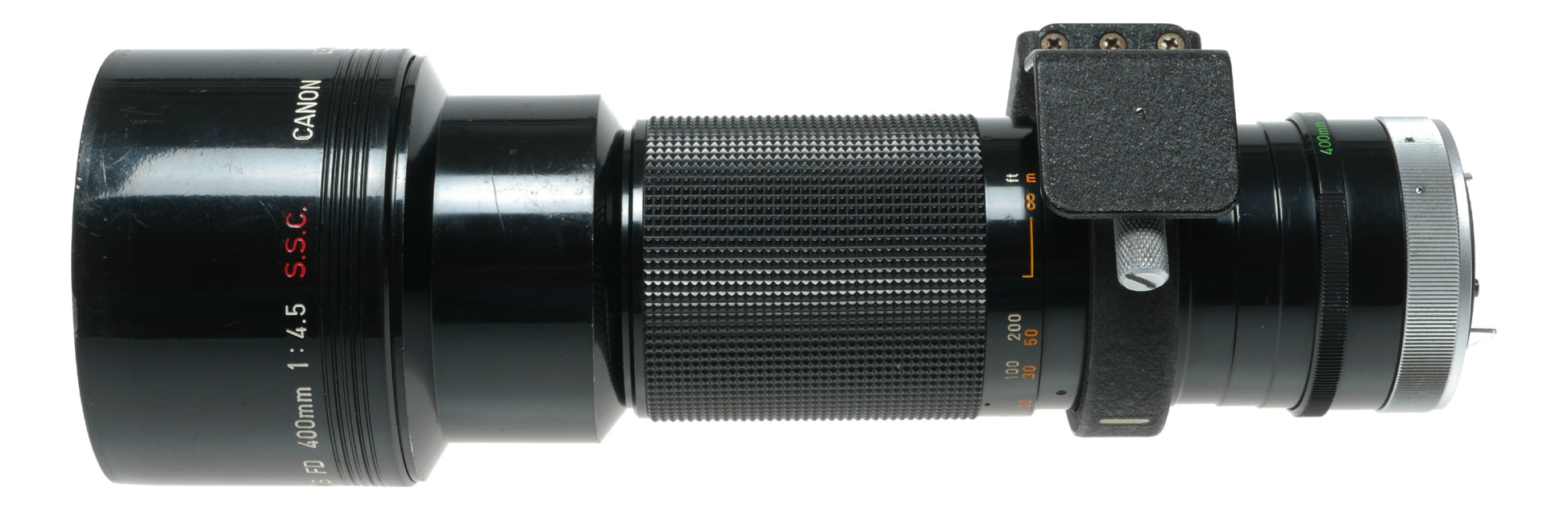 Canon FD 400mm f/4.5 S.S.C. Vintage Telephoto Lens Made in Japan - View 7