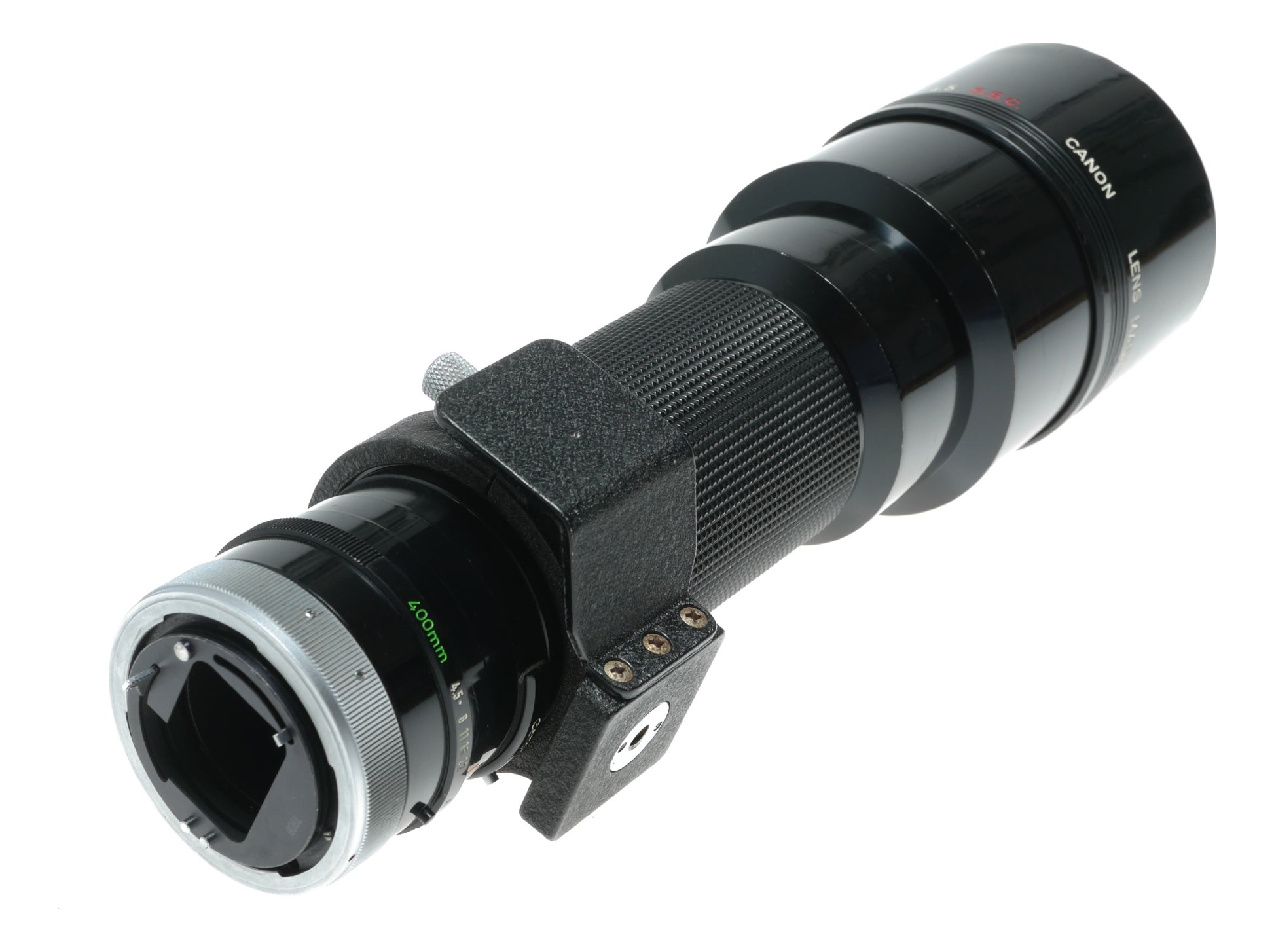 Canon FD 400mm f/4.5 S.S.C. Vintage Telephoto Lens Made in Japan - View 10