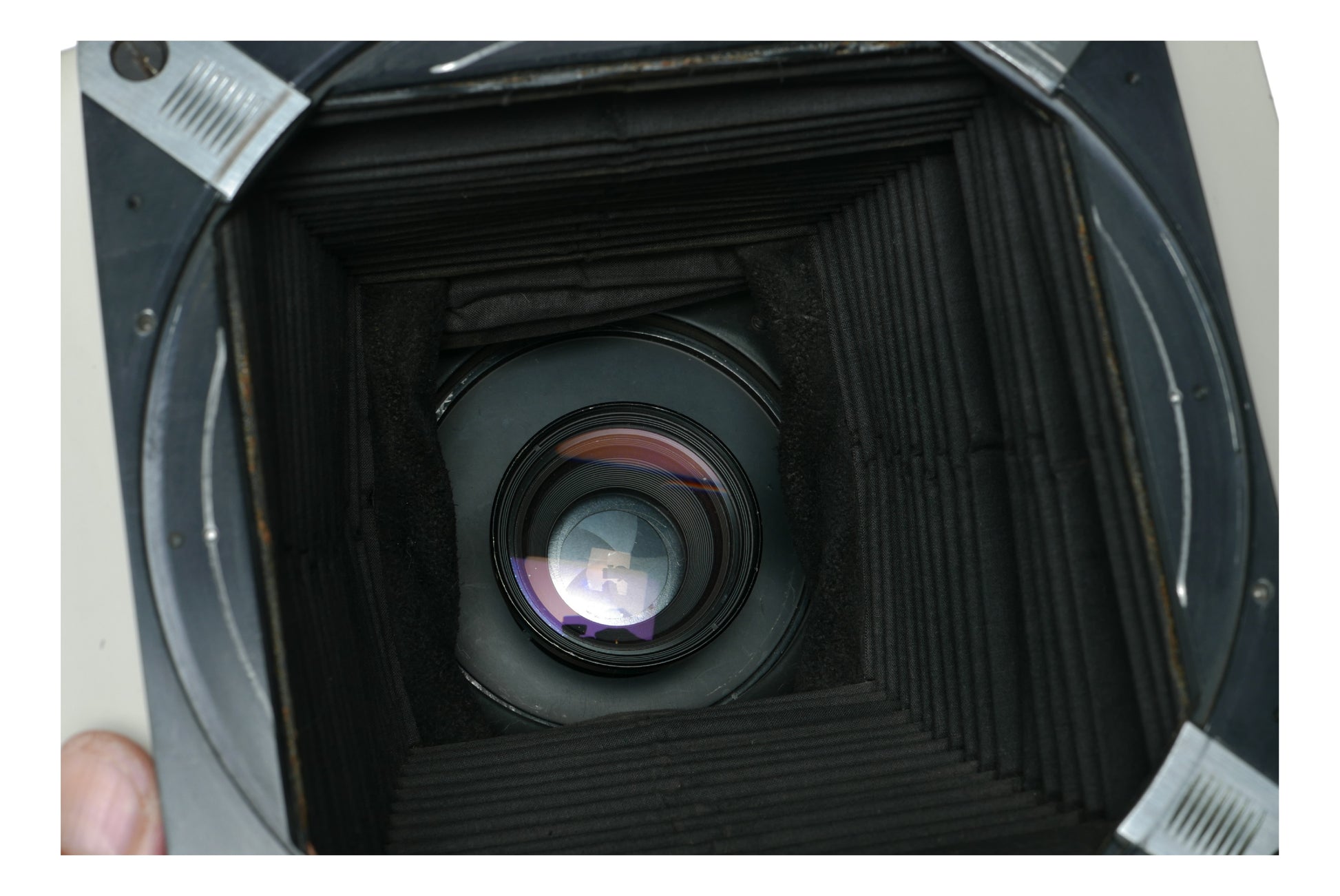 Linhof Technika IV Vintage Large Format Camera with Schneider-Kreuznach Tele-Arton 270mm f/5.5 Lens - View 7