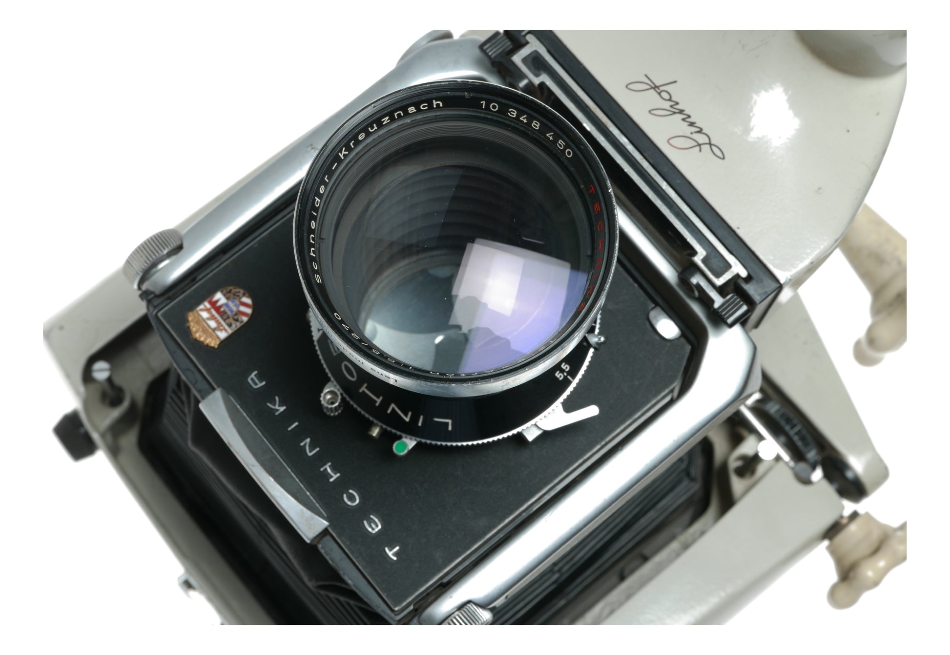 Linhof Technika IV Vintage Large Format Camera with Schneider-Kreuznach Tele-Arton 270mm f/5.5 Lens - View 8