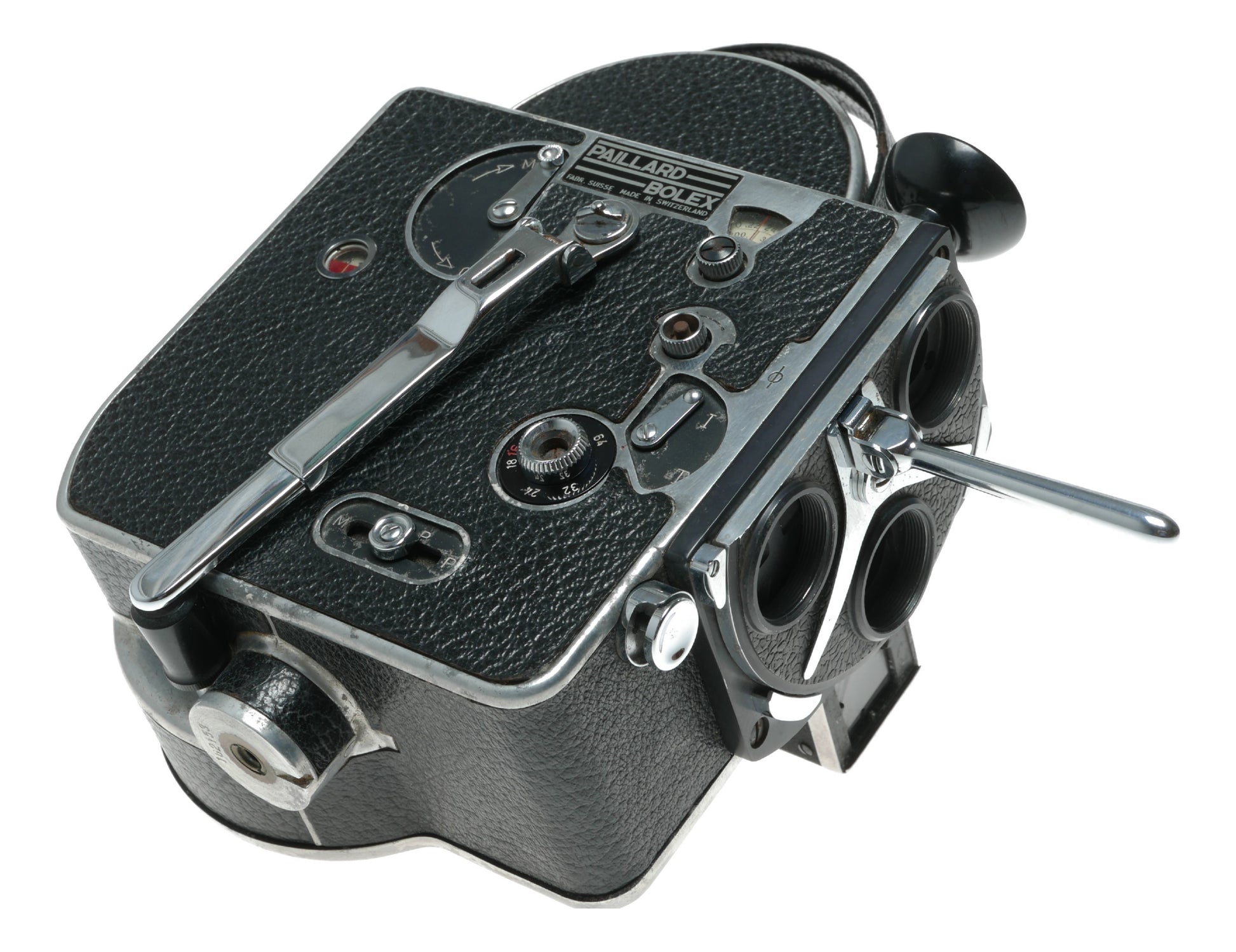 Paillard-Boley Bolex K18 Vintage 16mm Film Camera - Made in Switzerland - View 2