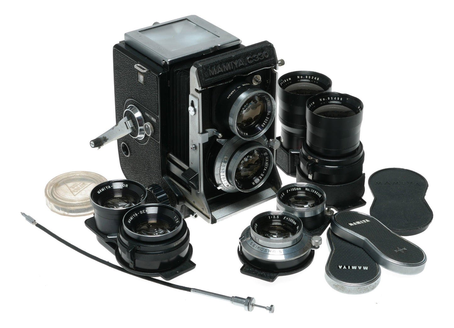 Mamiya C330 Professional TLR Film Camera with Seikosha Lens, 120/220 Format, Made in Japan - View 3