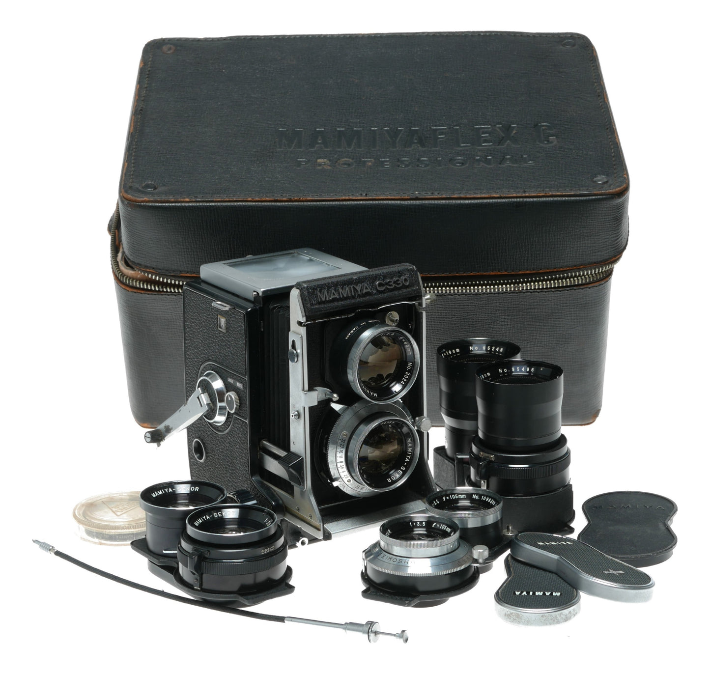 Mamiya C330 Professional TLR Film Camera with Seikosha Lens, 120/220 Format, Made in Japan - View 4