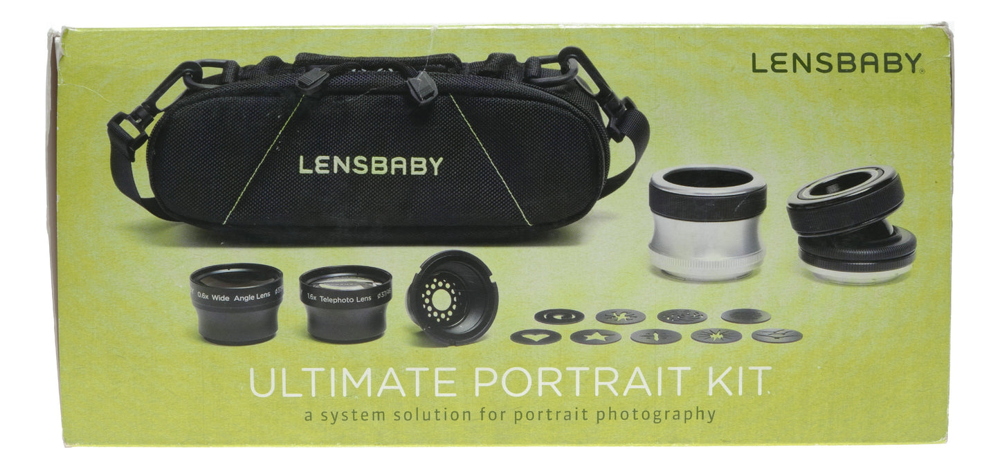 Lensbaby Ultimate Portrait Kit with Scout, 0.6x Wide Angle, and 1.6x Telephoto Lenses