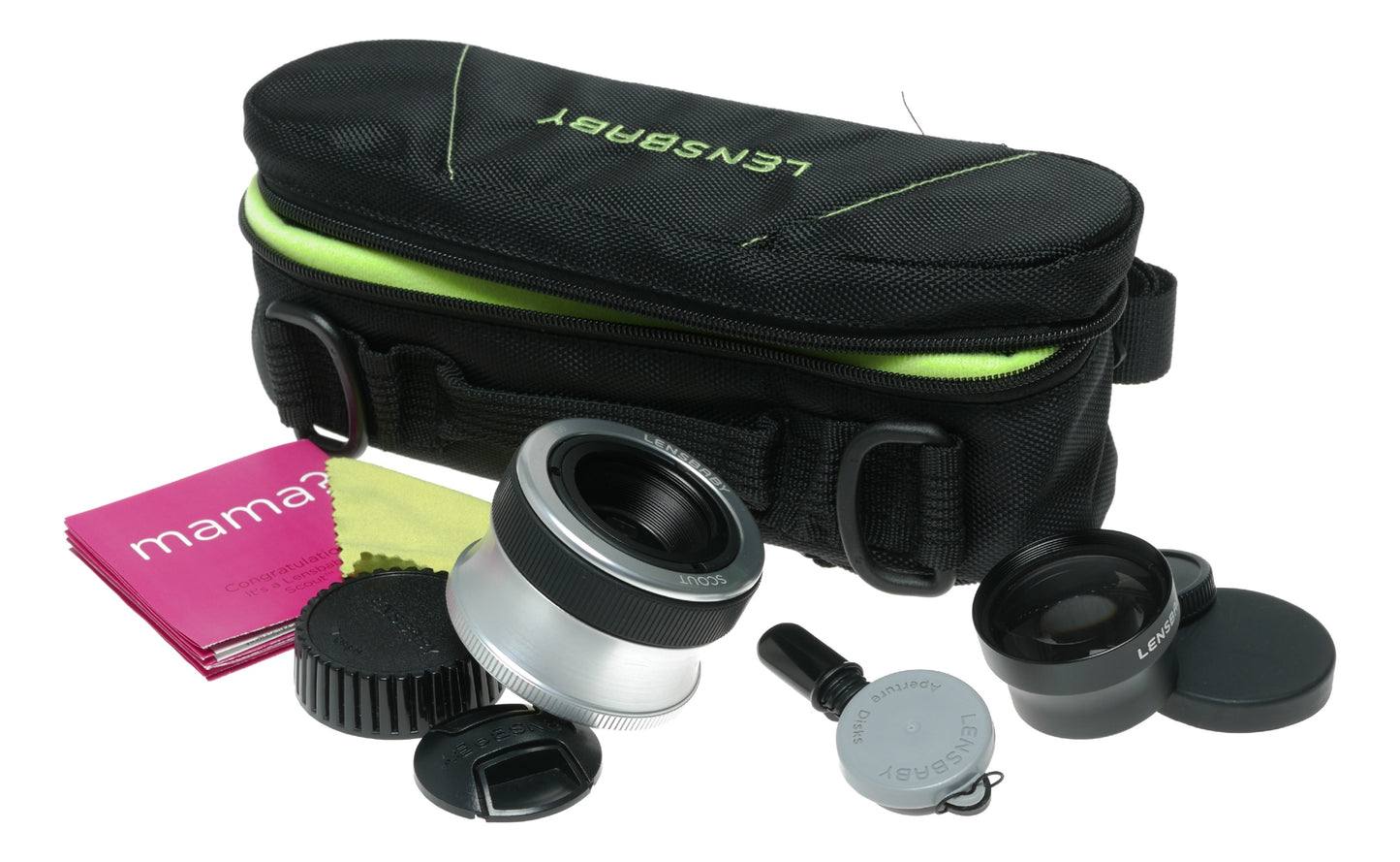 Lensbaby Ultimate Portrait Kit with Scout, 0.6x Wide Angle, and 1.6x Telephoto Lenses - View 3