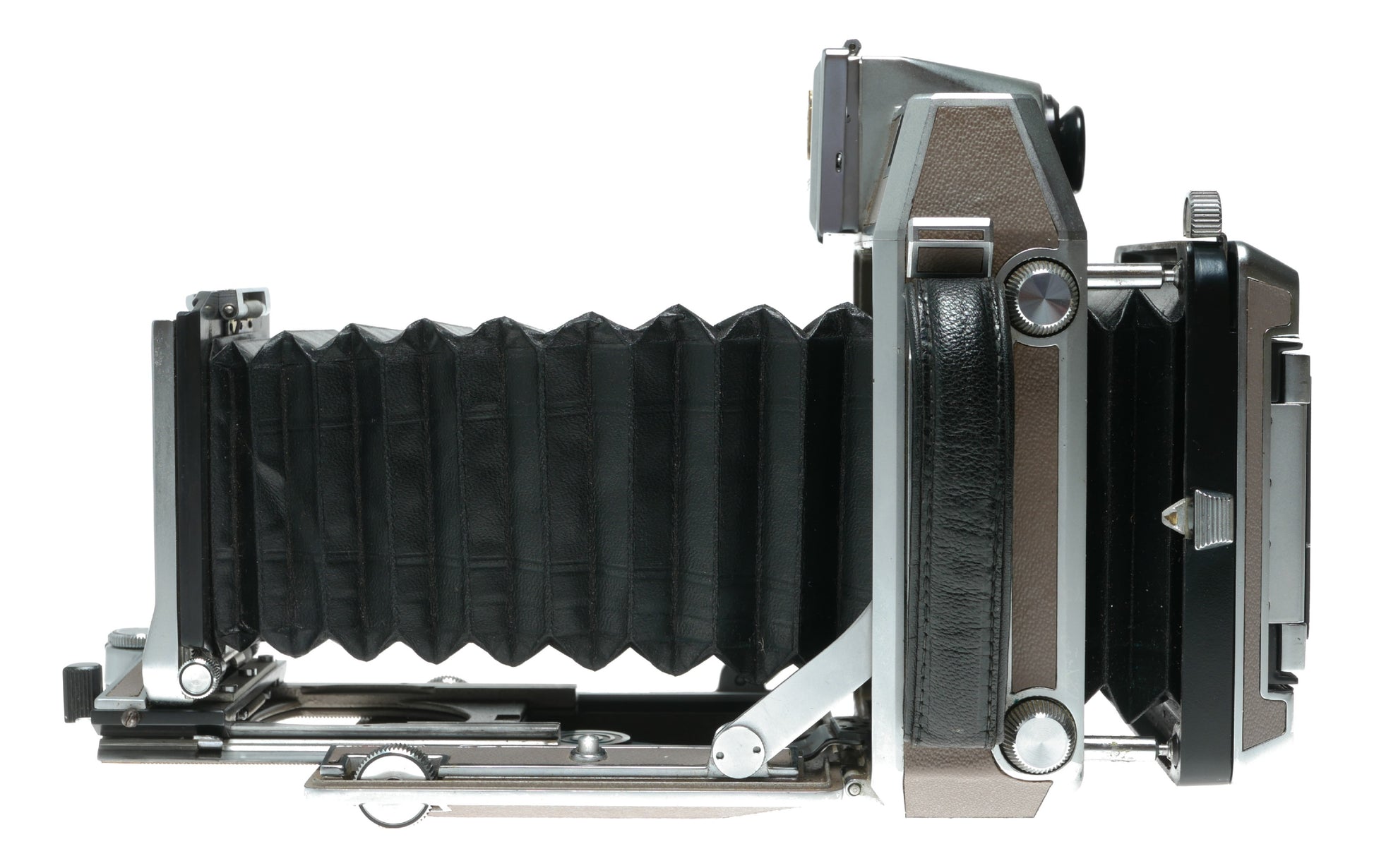 Linhof Technika IV Vintage Large Format Camera with Schneider Kreuznach Symmar 105mm f/5.6 Lens and Synchro-Compur Shutter - View 6