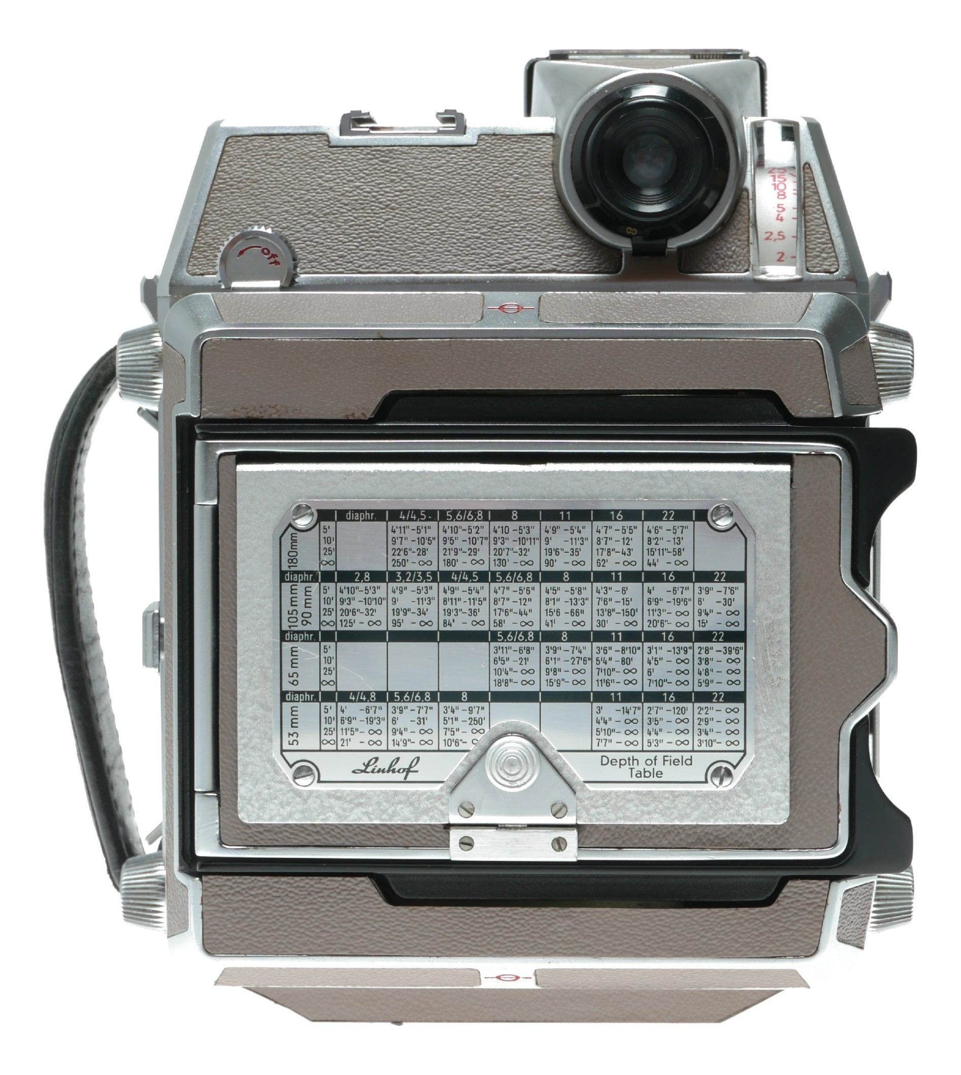 Linhof Technika IV Vintage Large Format Camera with Schneider Kreuznach Symmar 105mm f/5.6 Lens and Synchro-Compur Shutter - View 11