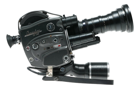 Beaulieu R16 Vintage 16mm Film Camera with Angenieux 120mm f/1.2 Lens - View 3