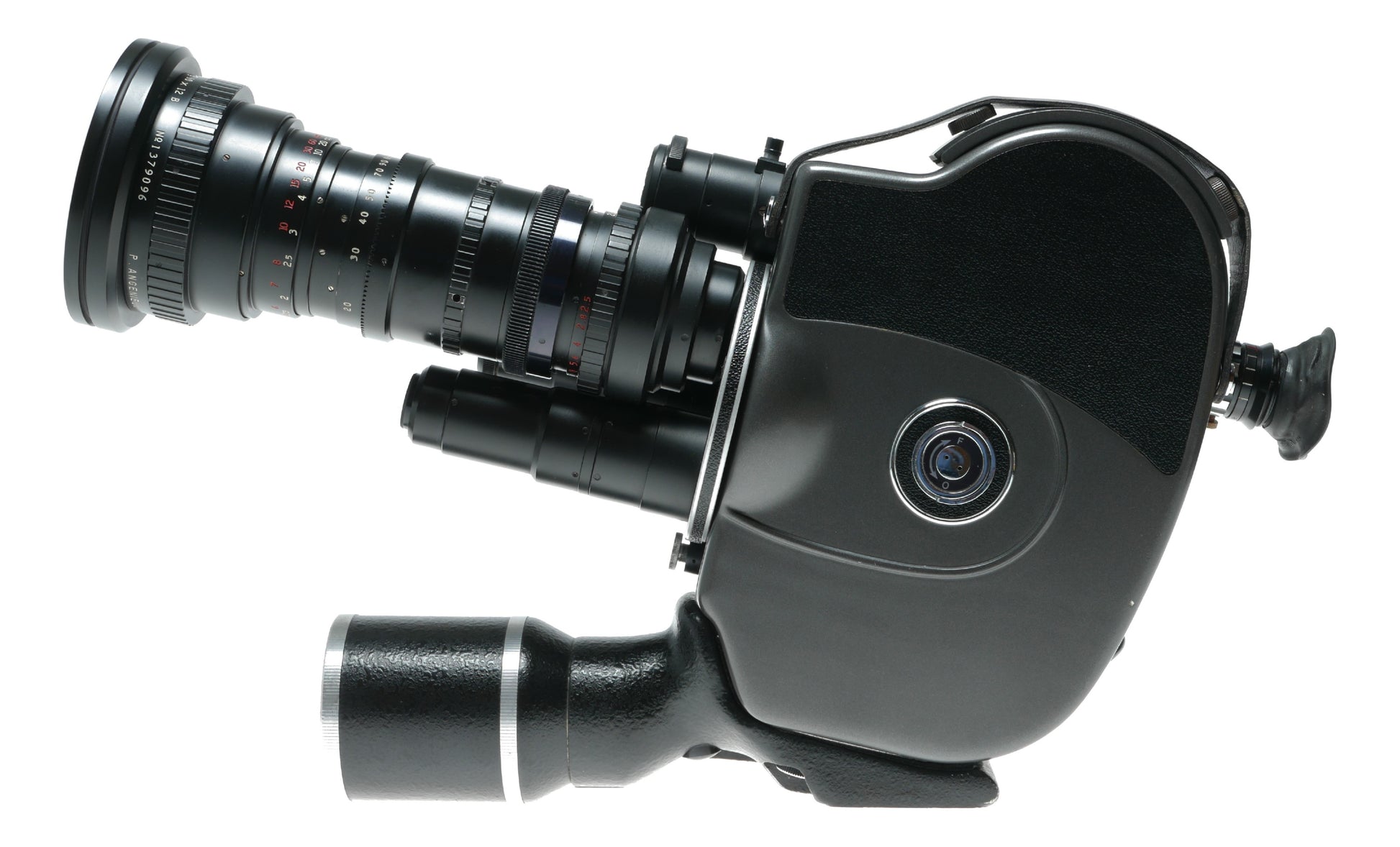 Beaulieu R16 Vintage 16mm Film Camera with Angenieux 120mm f/1.2 Lens - View 4