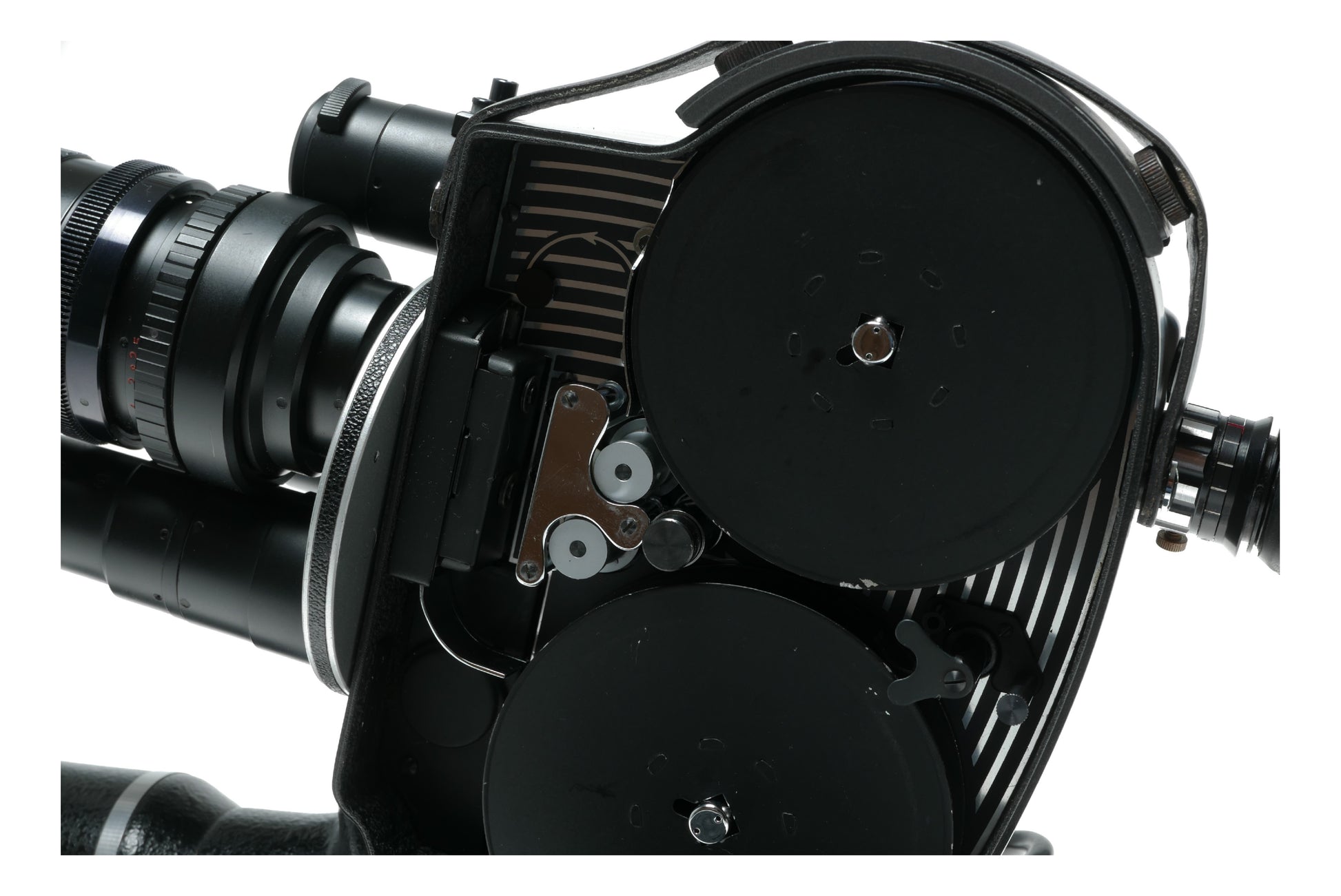 Beaulieu R16 Vintage 16mm Film Camera with Angenieux 120mm f/1.2 Lens - View 5