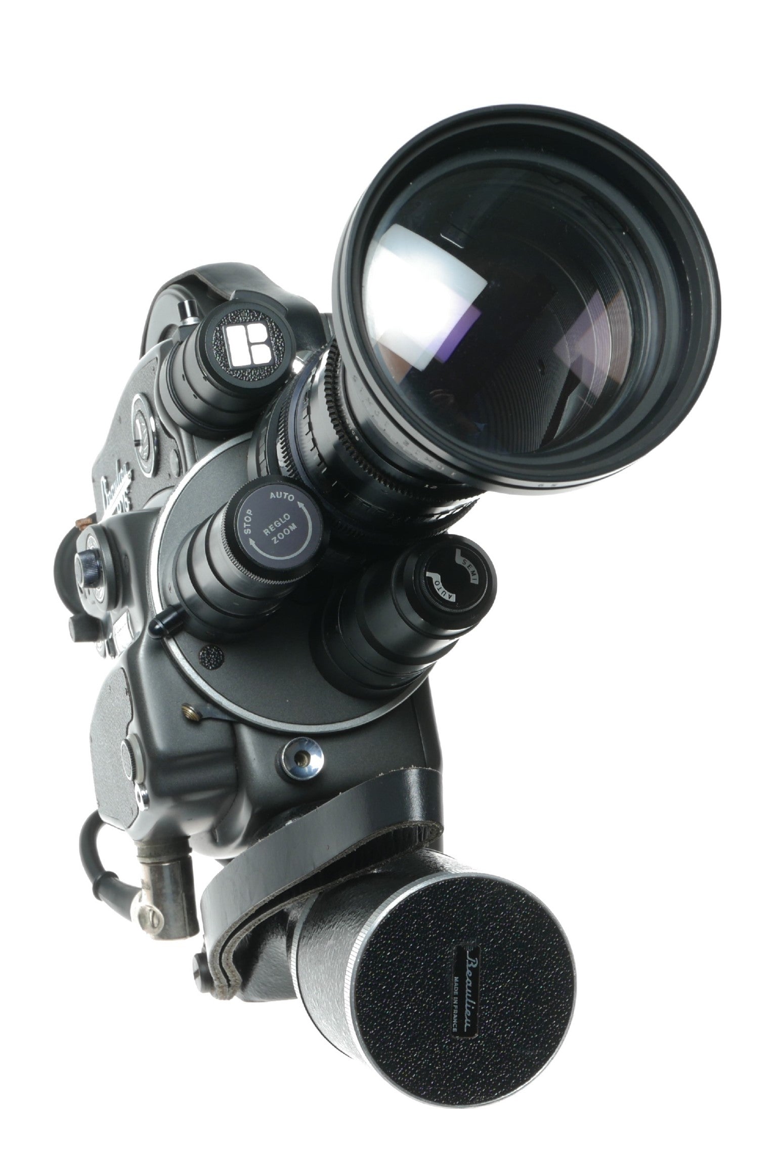 Beaulieu R16 Vintage 16mm Film Camera with Angenieux 120mm f/1.2 Lens - View 8