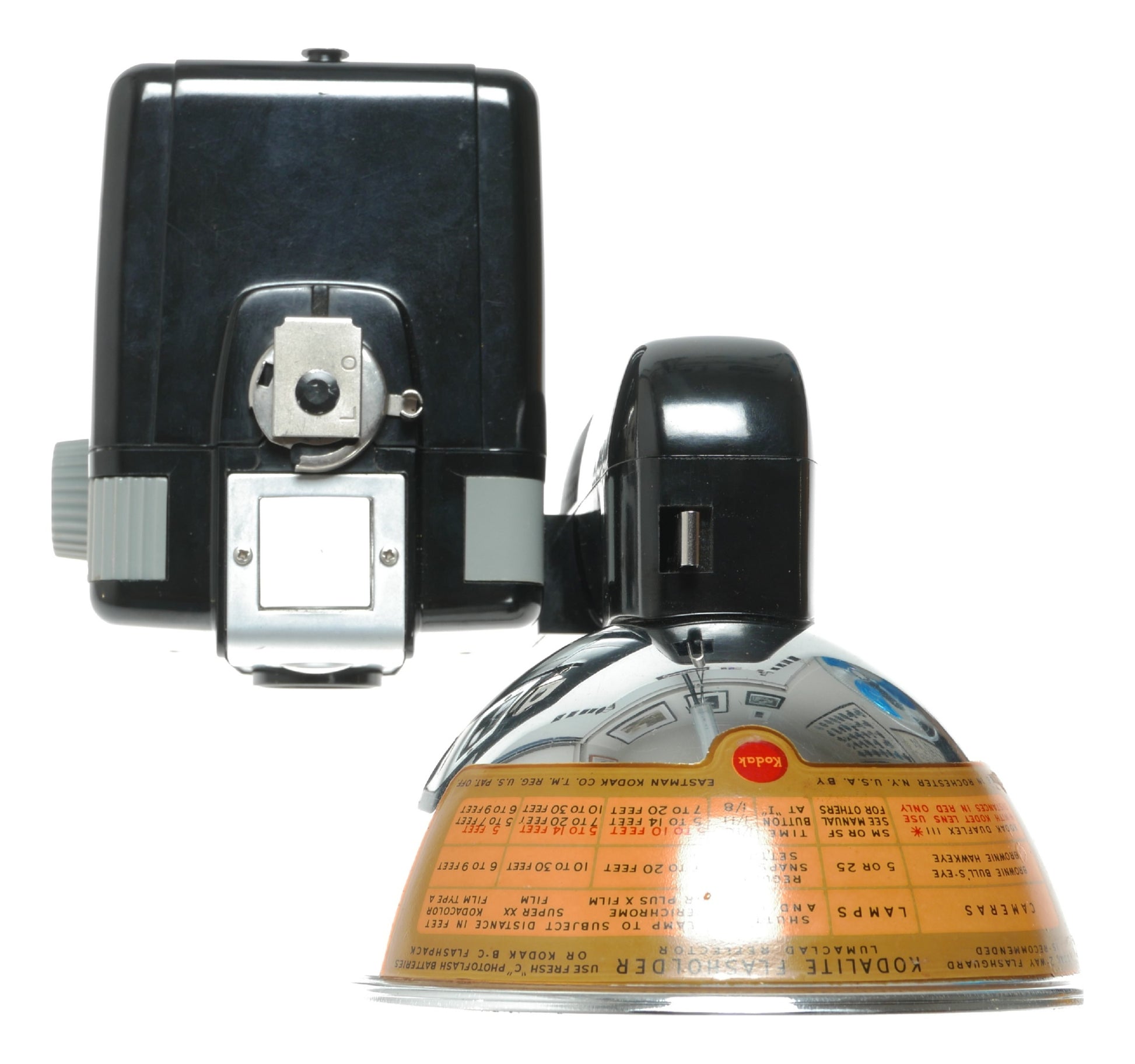 Kodak Brownie Hawkeye Flash Model Vintage Film Camera with Kodalite Flasholder - View 5