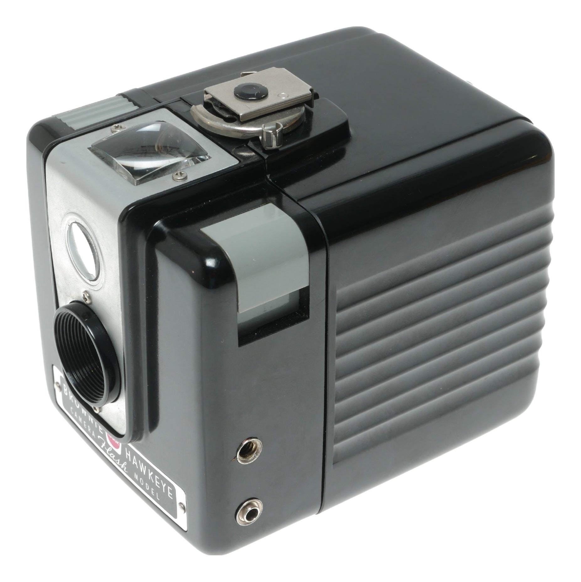 Kodak Brownie Hawkeye Flash Model Vintage Film Camera with Kodalite Flasholder - View 11