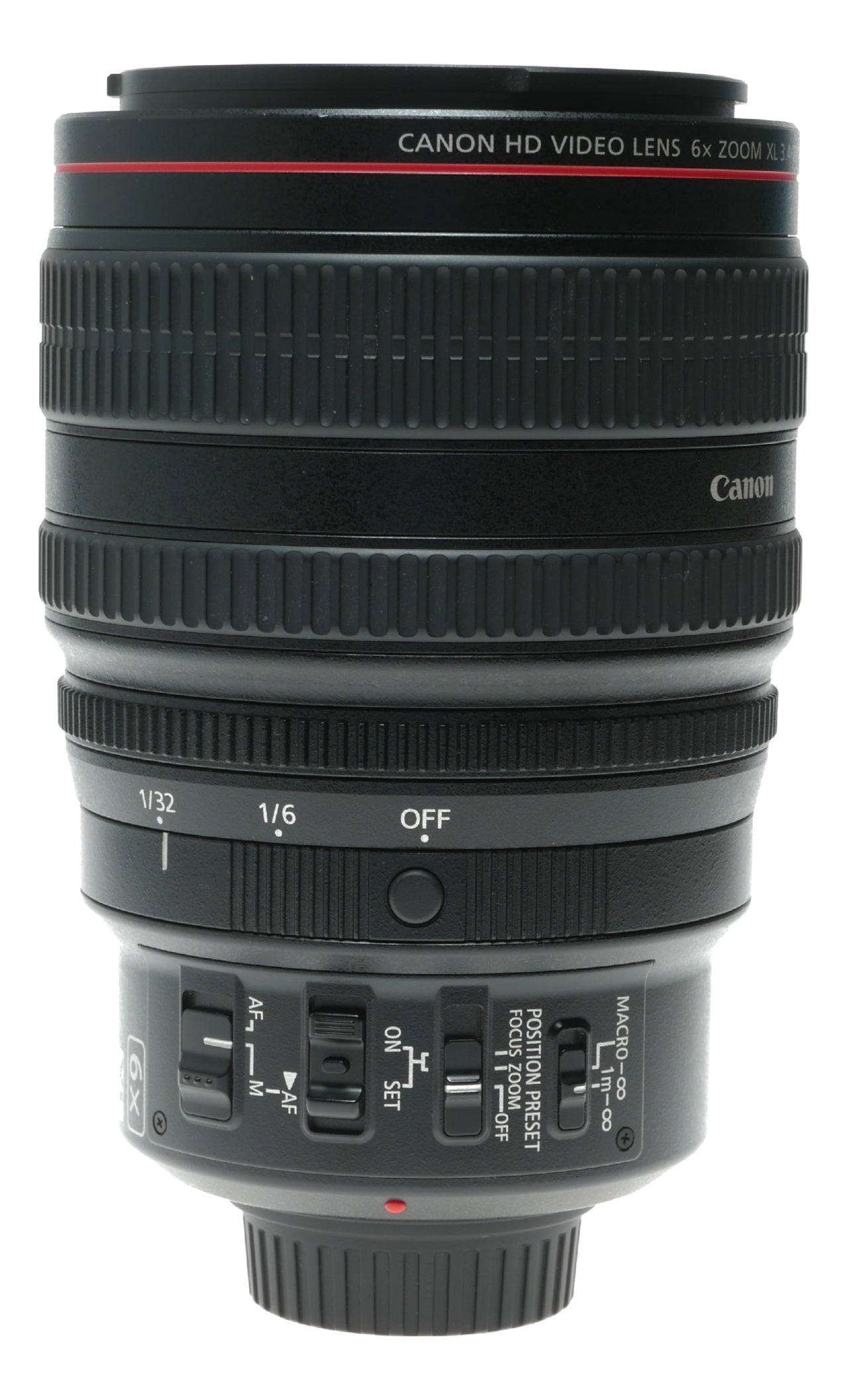 Canon XL 6x Zoom HD Video Lens, 3.4-20.4mm f/1.6-2.6, Macro, Made in Japan - View 6