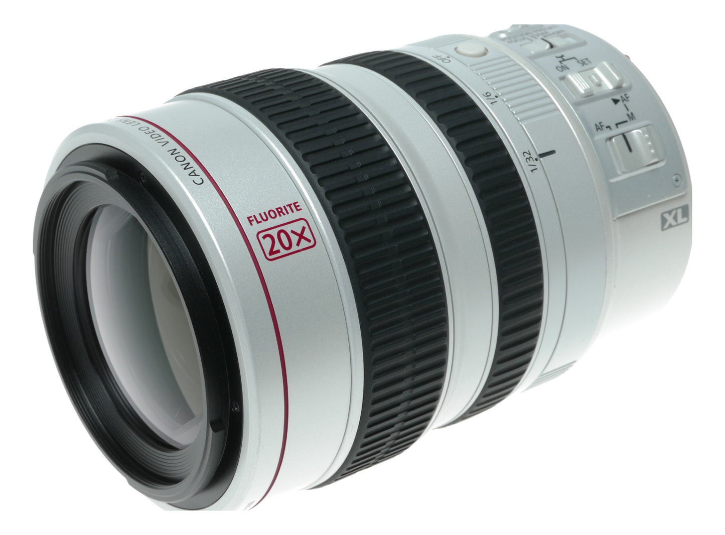 Canon XL 20x Optical Zoom Video Lens with 5.4-108mm Focal Length, f/1.6-3.5, Image Stabilizer, Fluorite Element, 72mm Filter Thread - View 7