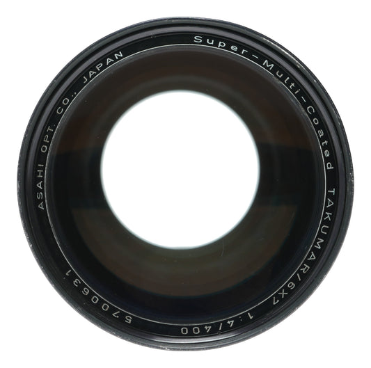 Asahi Opt. Co. Japan Super-Multi-Coated Takumar 400mm f/4 Vintage SLR Lens - View 2