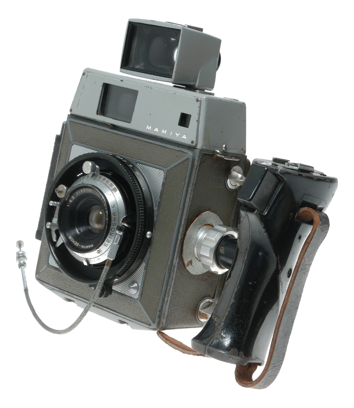 Mamiya Press Vintage 85mm f/3.5 Film Camera with Seikosha Shutter and Finder - View 2