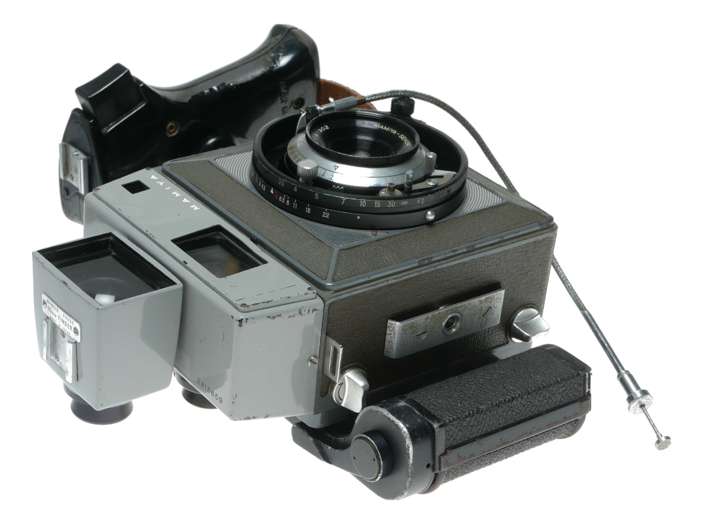 Mamiya Press Vintage 85mm f/3.5 Film Camera with Seikosha Shutter and Finder - View 6
