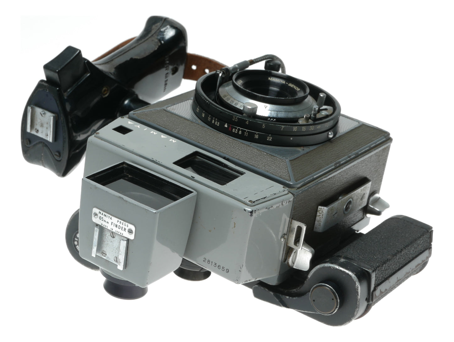 Mamiya Press Vintage 85mm f/3.5 Film Camera with Seikosha Shutter and Finder - View 8