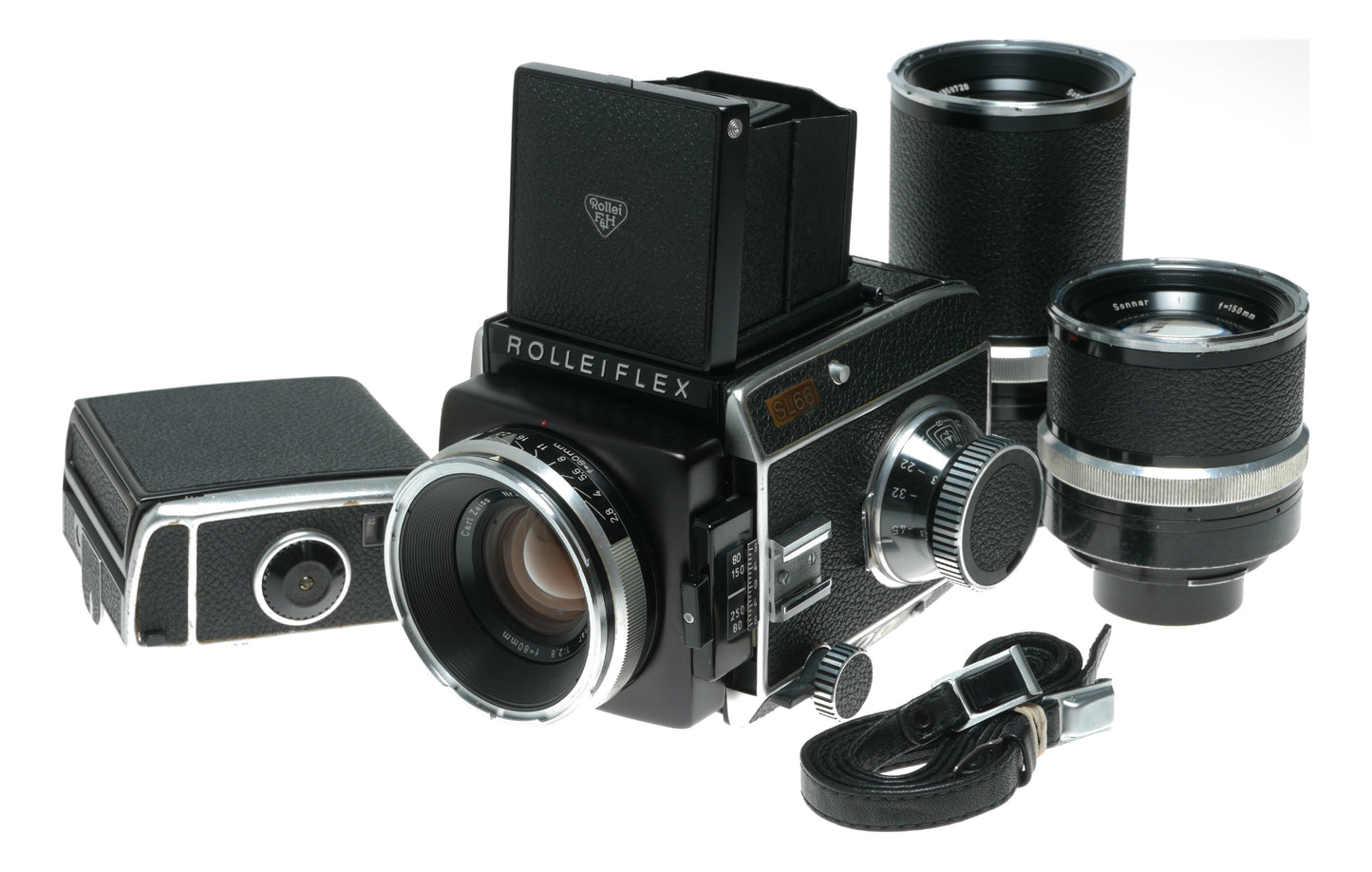 Rollei SL66 Medium Format Camera with Carl Zeiss Planar 80mm f/2.8 Lens - View 2