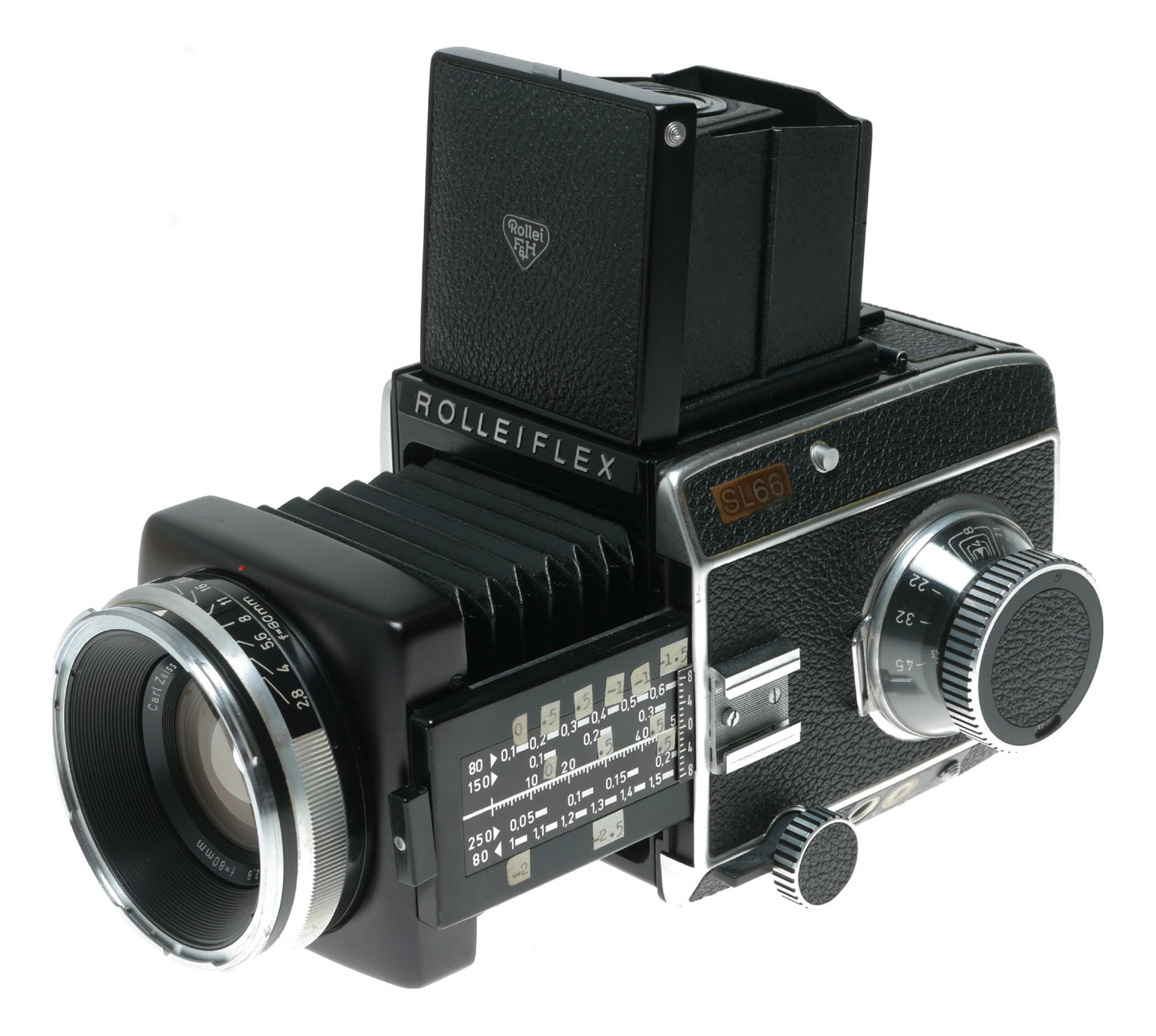 Rollei SL66 Medium Format Camera with Carl Zeiss Planar 80mm f/2.8 Lens - View 3