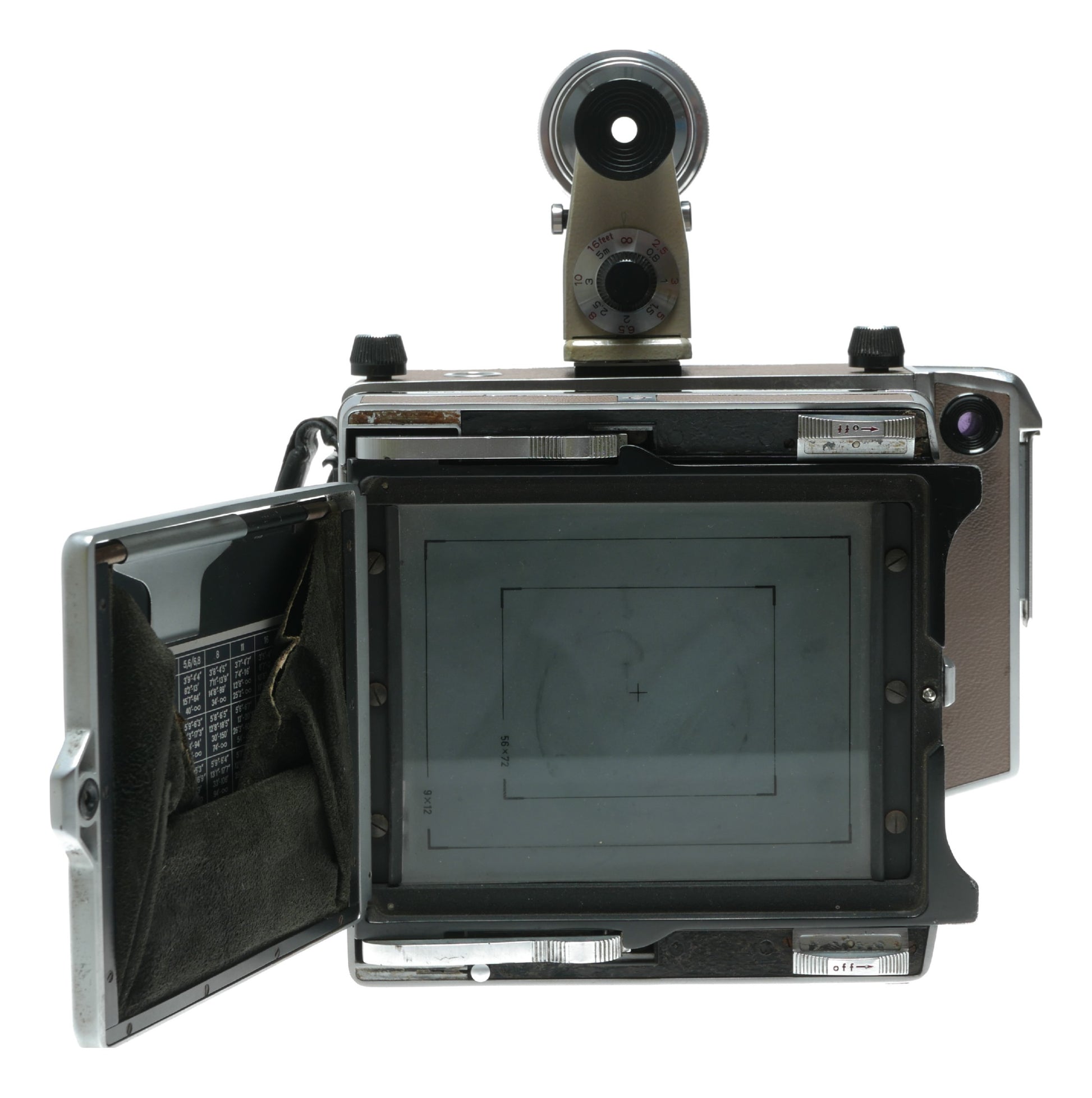 Technika Super Rattay 9077 Vintage Camera with Schneider Kreuznach 150mm f/5.6 Lens, Made in West Germany - View 8