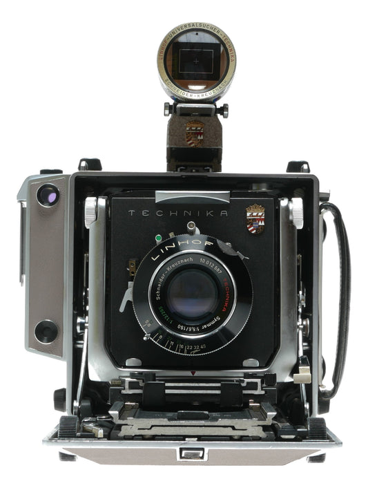 Linhof Technika IV Vintage Large Format Camera with Schneider-Kreuznach 150mm f/5.6 Summar Lens - View 2