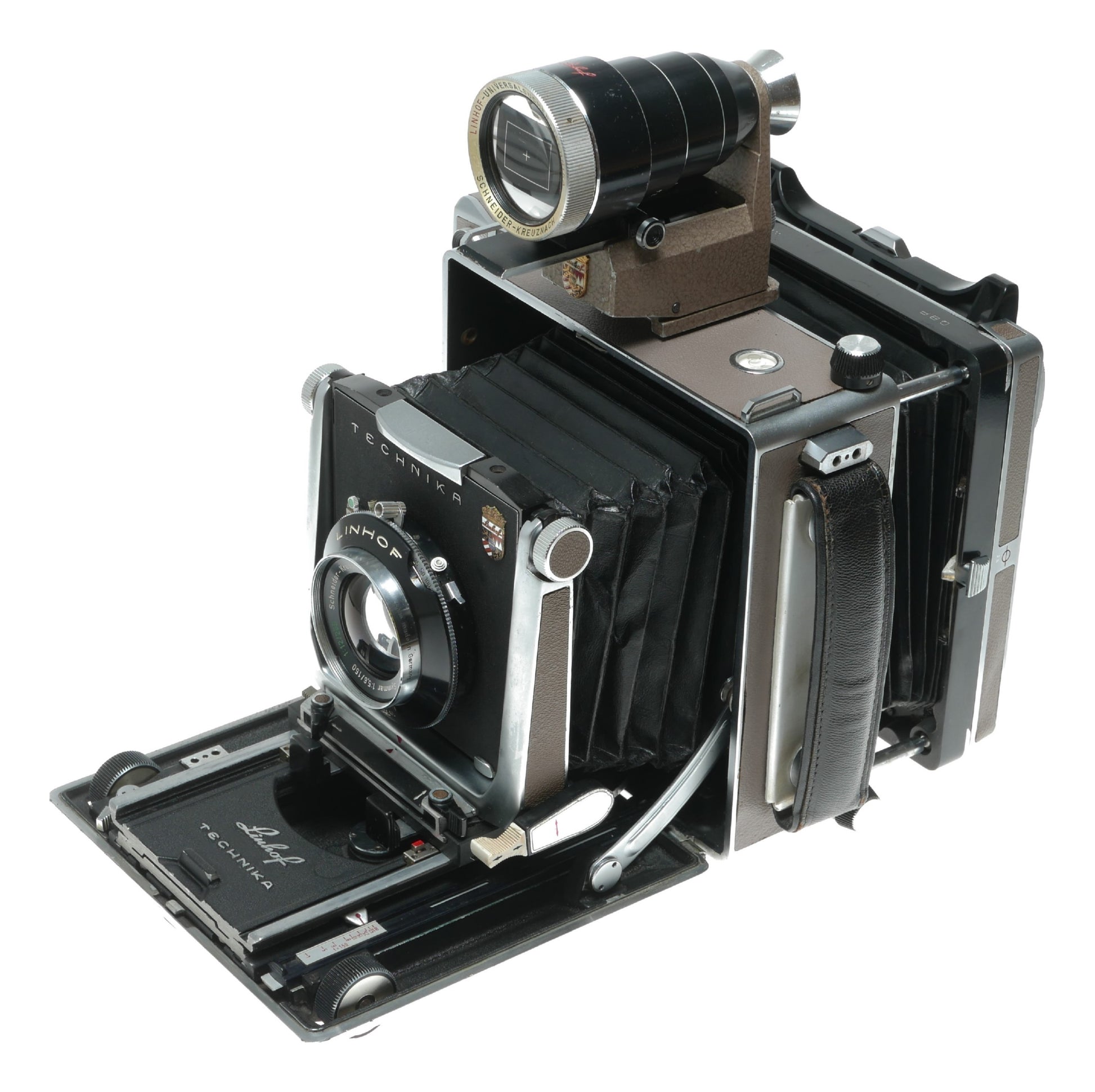 Linhof Technika IV Vintage Large Format Camera with Schneider-Kreuznach 150mm f/5.6 Summar Lens - View 3