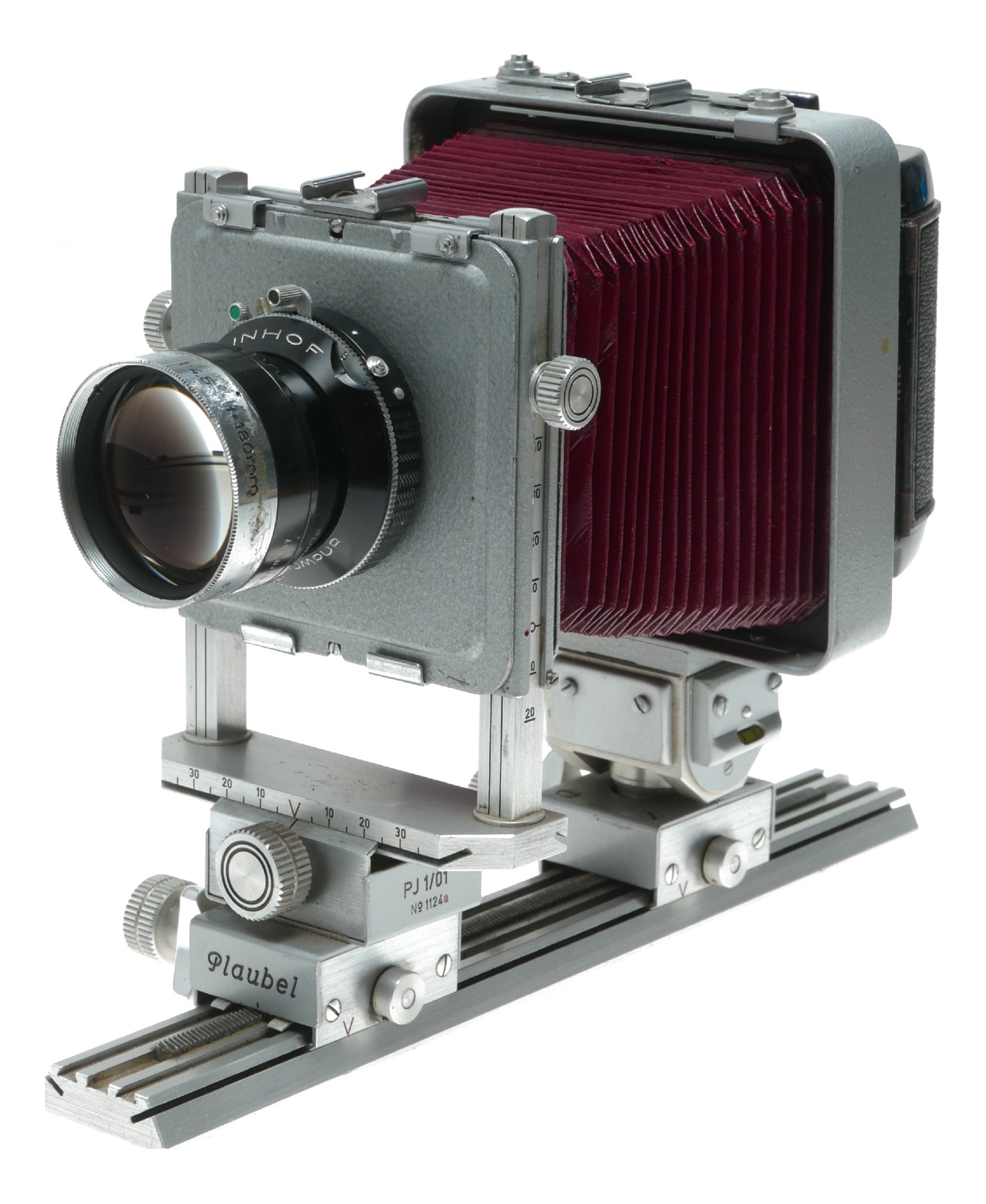 Plaubel PJ 1/01 Vintage Large Format Camera with Linhof-Tele 150mm f/5.6 Lens