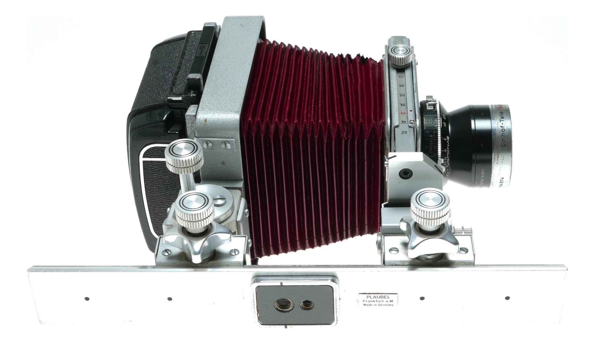 Plaubel PJ 1/01 Vintage Large Format Camera with Linhof-Tele 150mm f/5.6 Lens - View 8