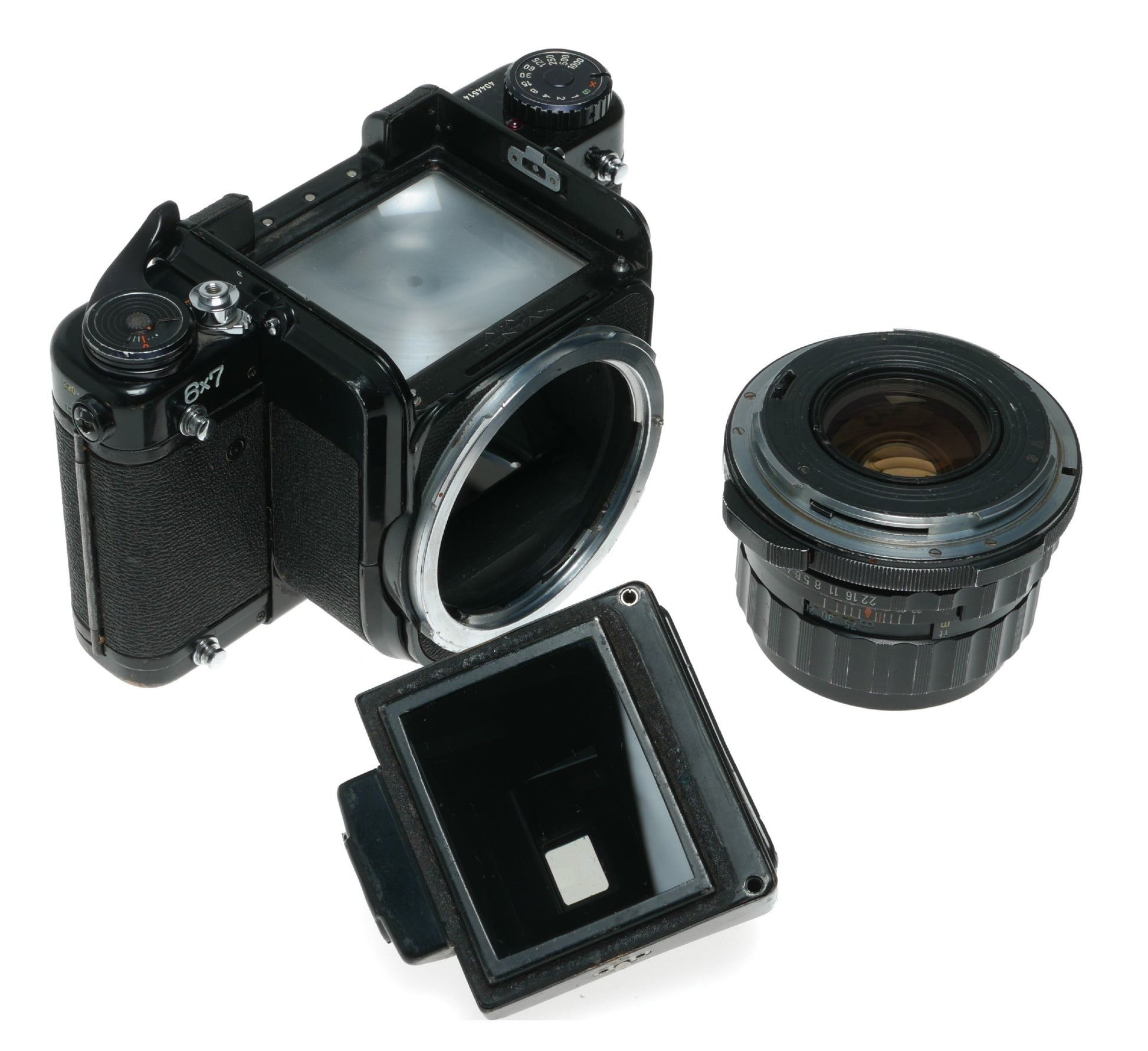 Asahi Pentax 6x7 Vintage Film Camera with Super-Takumar 105mm f/3.5 Lens - View 11