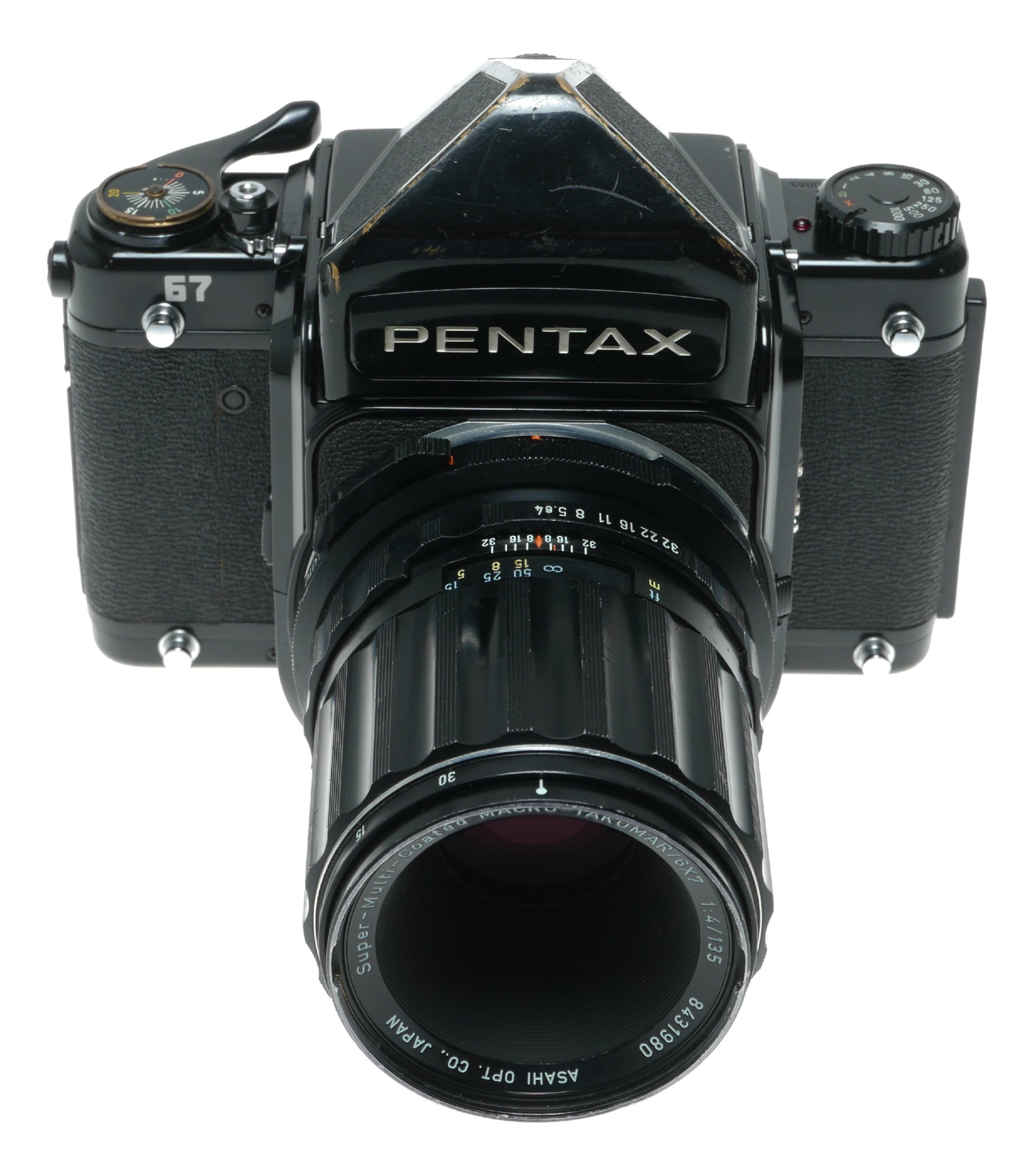 Pentax 67 Macro-Takumar 135mm f/4 Vintage Medium Format Camera Lens - View 3