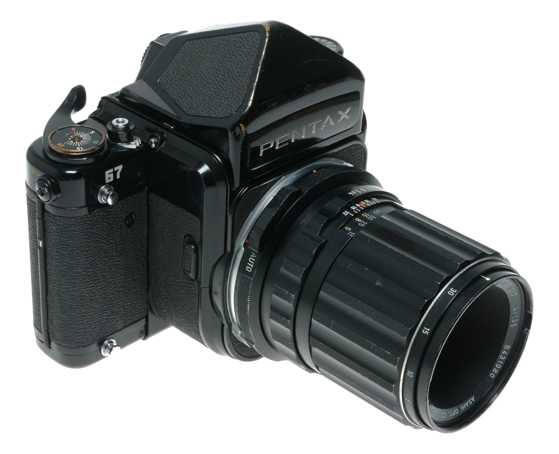 Pentax 67 Macro-Takumar 135mm f/4 Vintage Medium Format Camera Lens - View 4