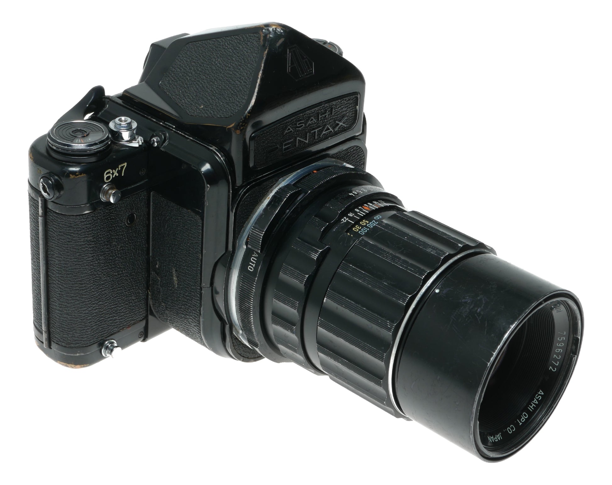 Asahi Pentax 6x7 Medium Format Film Camera with Super-Multi-Coated Takumar 200mm f/4 Lens - View 3