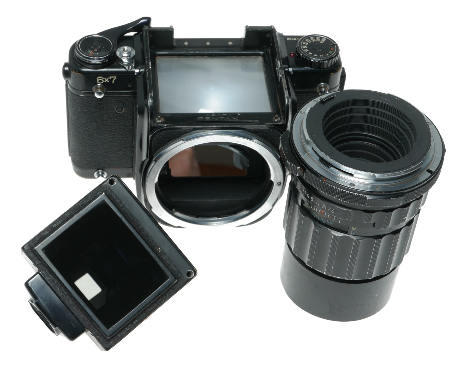 Asahi Pentax 6x7 Medium Format Film Camera with Super-Multi-Coated Takumar 200mm f/4 Lens - View 11