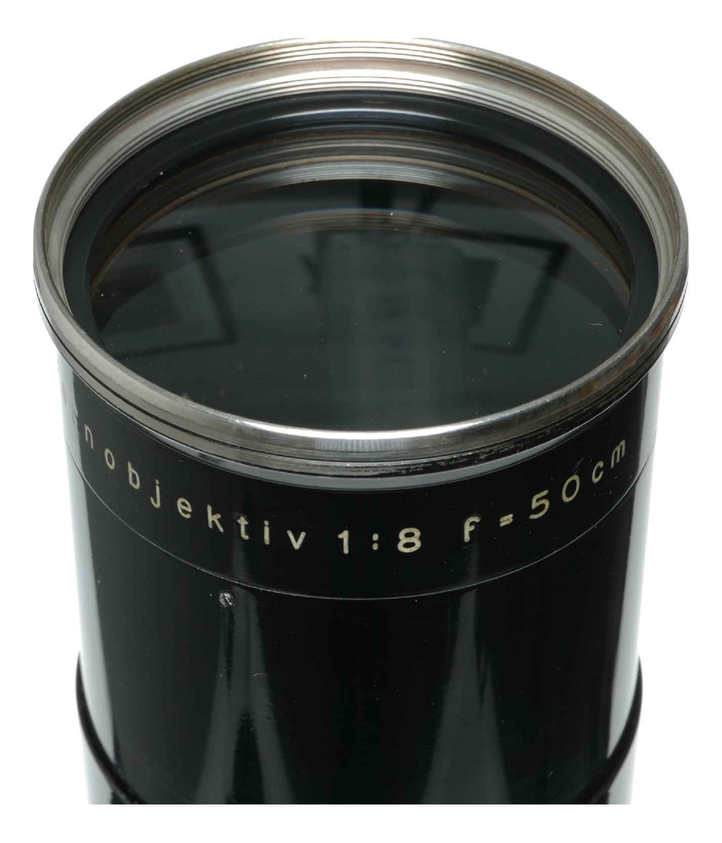 Carl Zeiss Jena Fernobjektiv 1:8 F=50cm Vintage Telephoto Lens Made in Germany - View 8