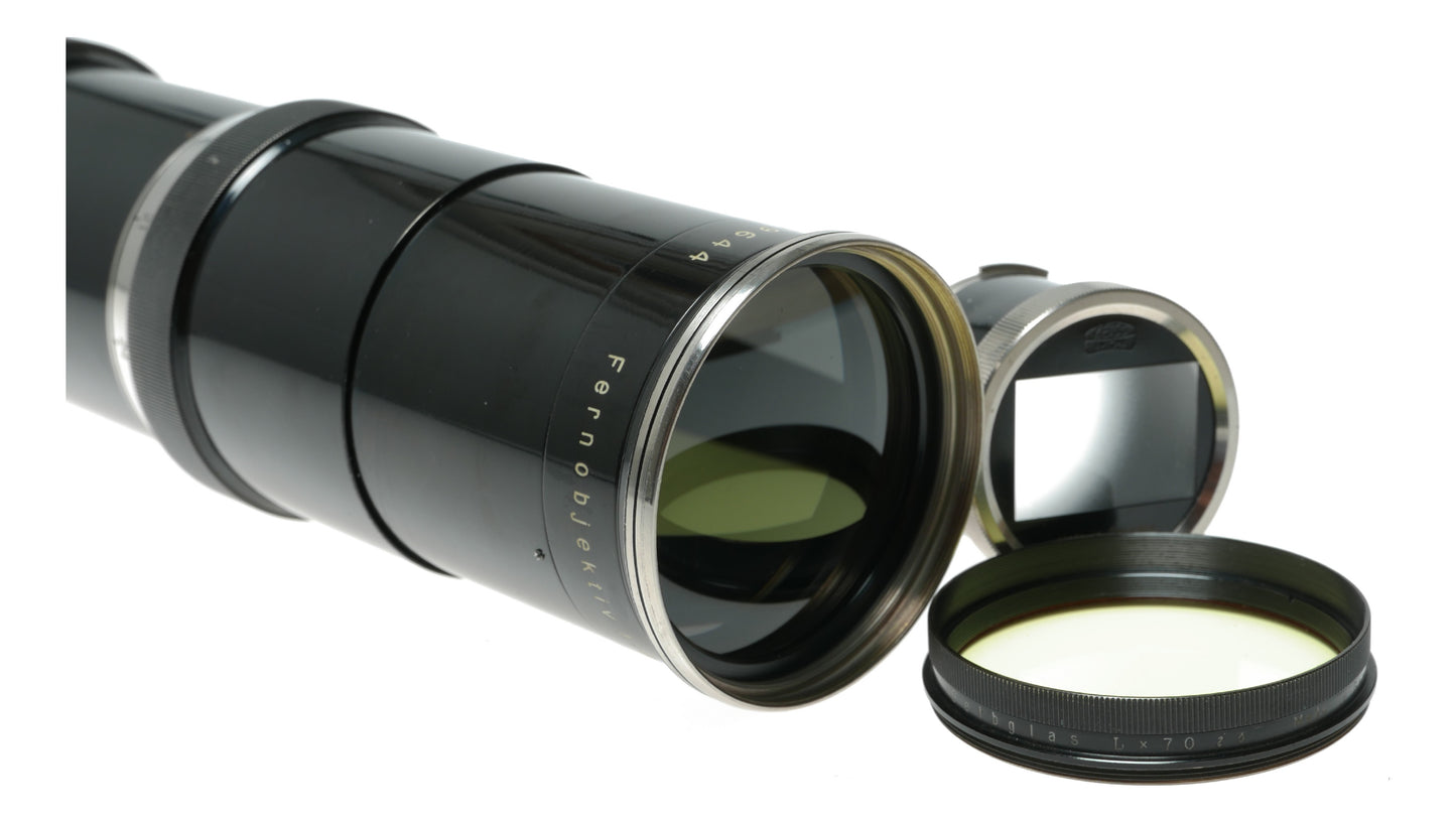 Carl Zeiss Jena Fernobjektiv 1:8 F=50cm Vintage Telephoto Lens Made in Germany - View 10