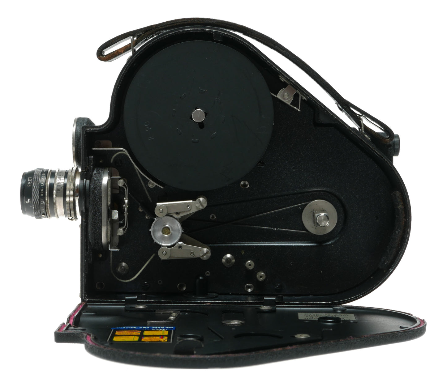 Eastman Kodak Cine-Kodak Model E Vintage 16mm Movie Camera with Kodak Anastigmat f/1.9 25mm Lens - View 5