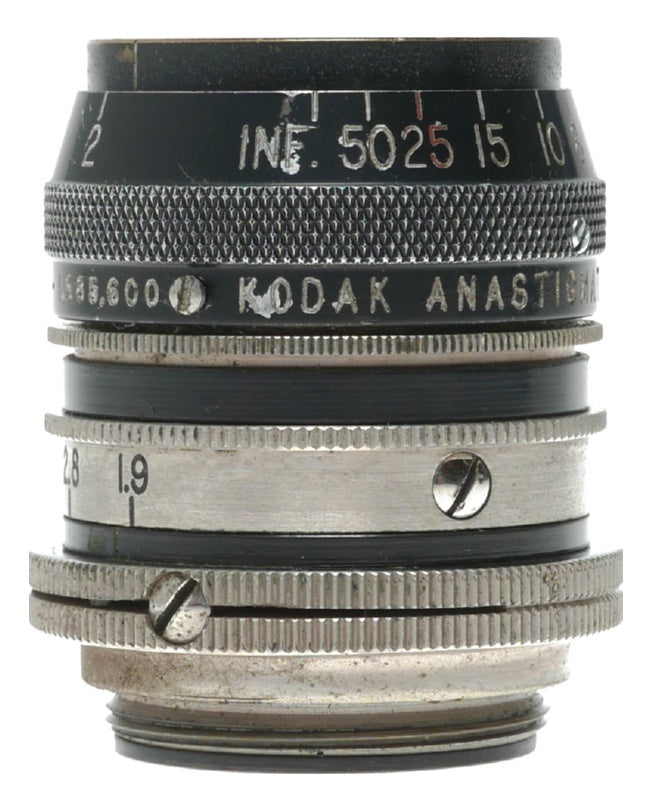 Eastman Kodak Cine-Kodak Model E Vintage 16mm Movie Camera with Kodak Anastigmat f/1.9 25mm Lens - View 10
