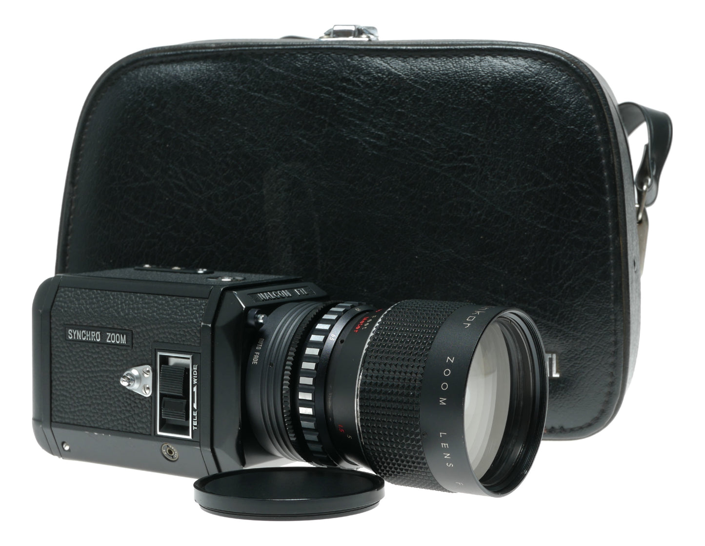 Nalcom FTL Synchro Zoom Vintage Film Camera with 140mm Lens, Made in Japan