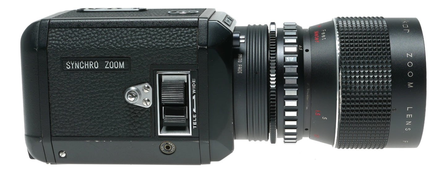 Nalcom FTL Synchro Zoom Vintage Film Camera with 140mm Lens, Made in Japan - View 6