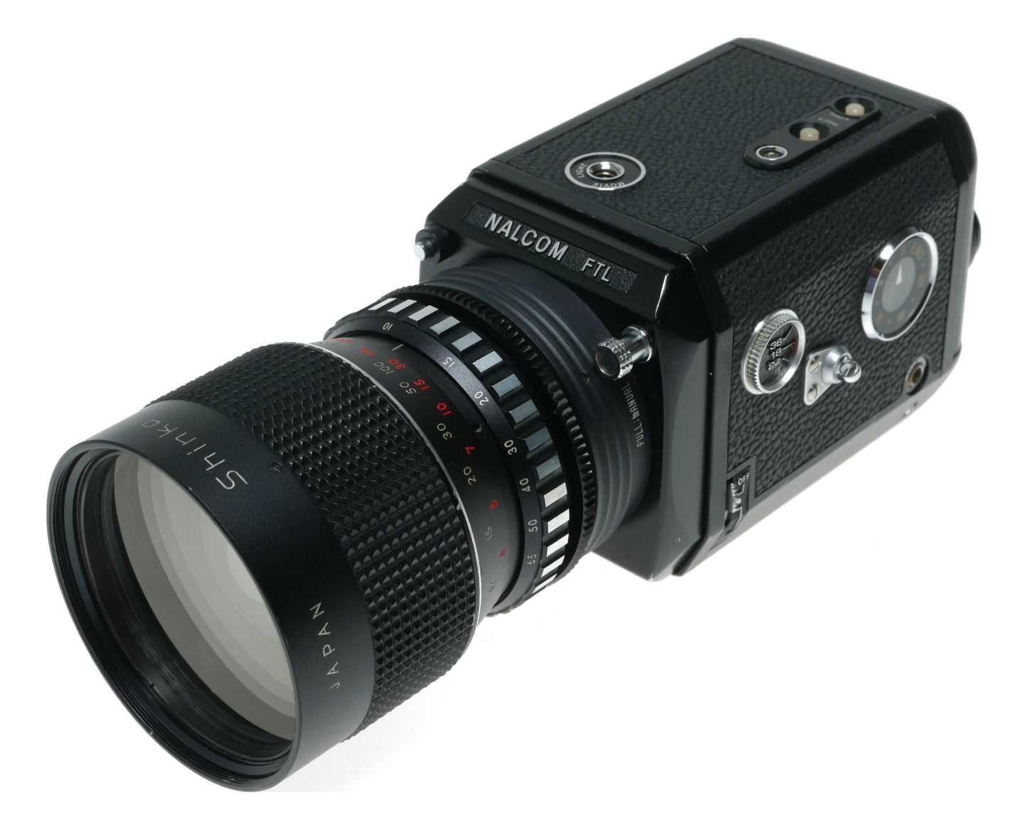 Nalcom FTL Synchro Zoom Vintage Film Camera with 140mm Lens, Made in Japan - View 12